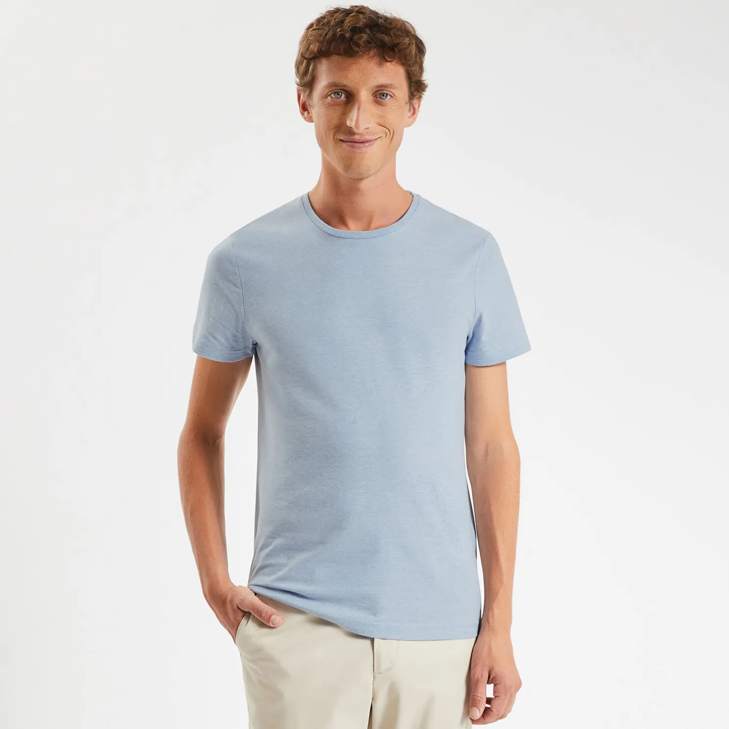 Basic, effen T-shirt