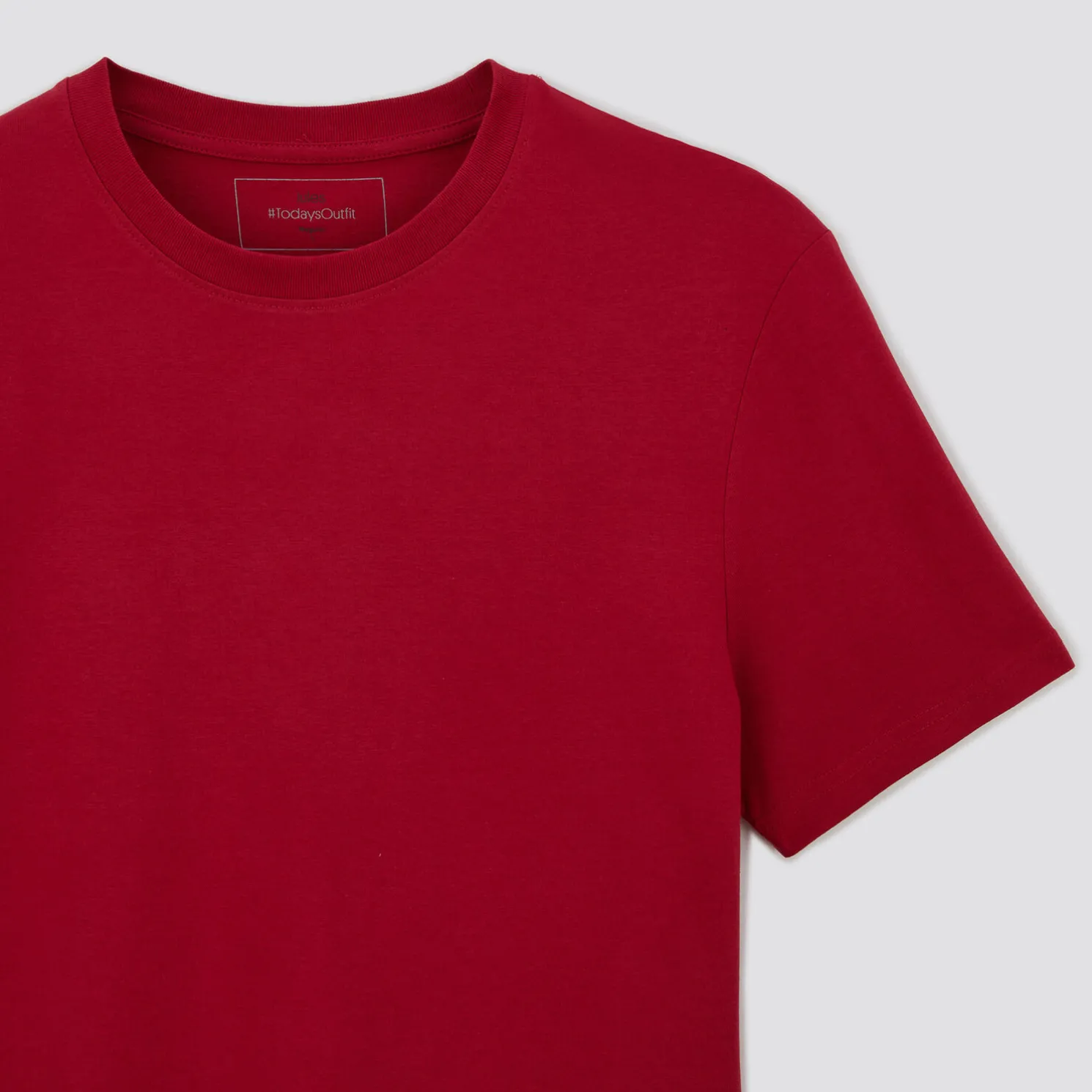 Basic, effen T-shirt
