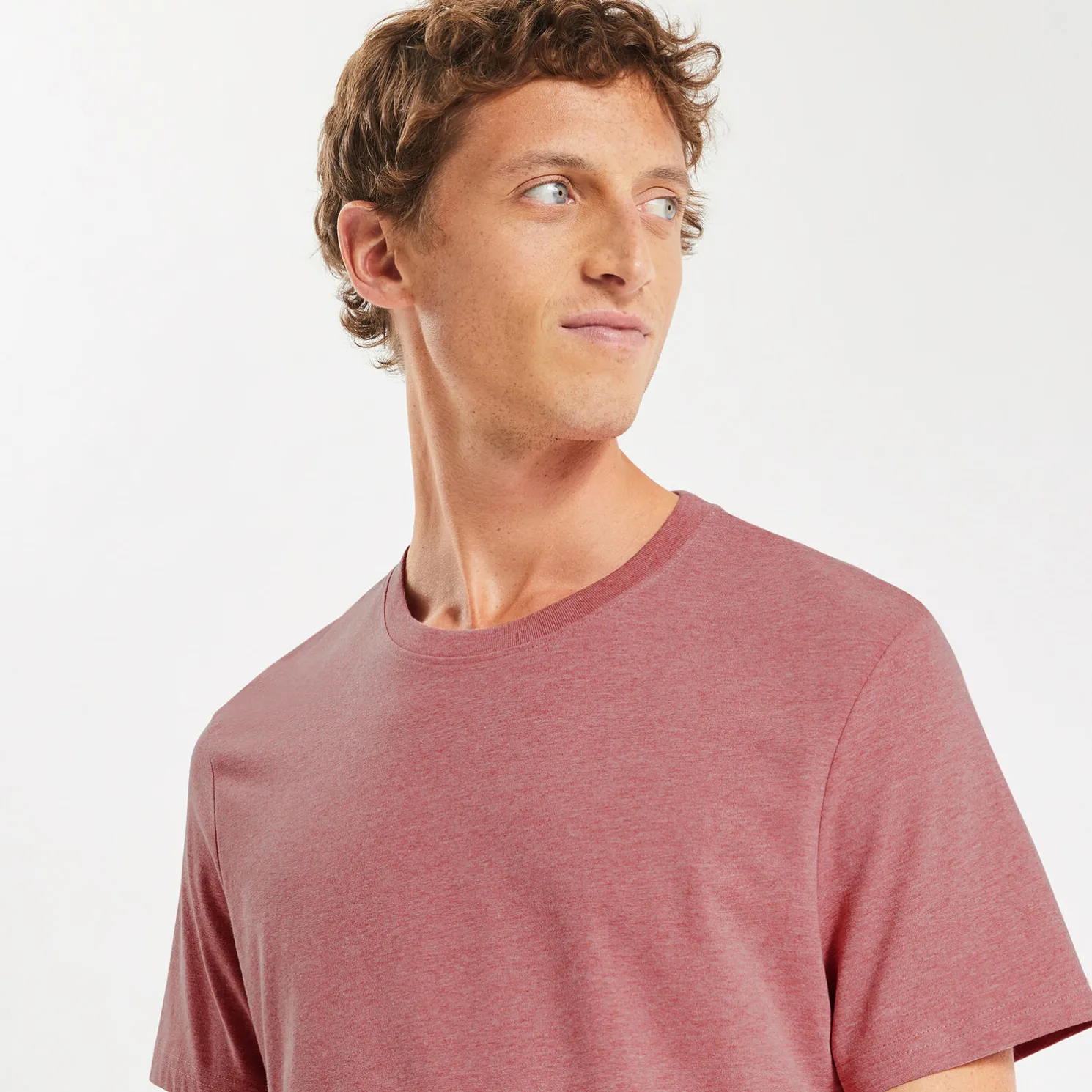 Basic, effen T-shirt