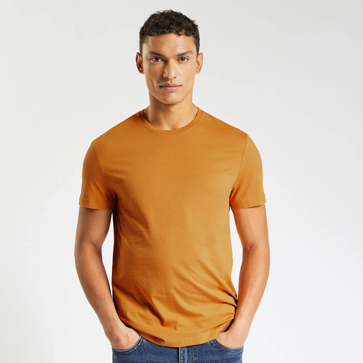 Basic T-shirt met ronde hals