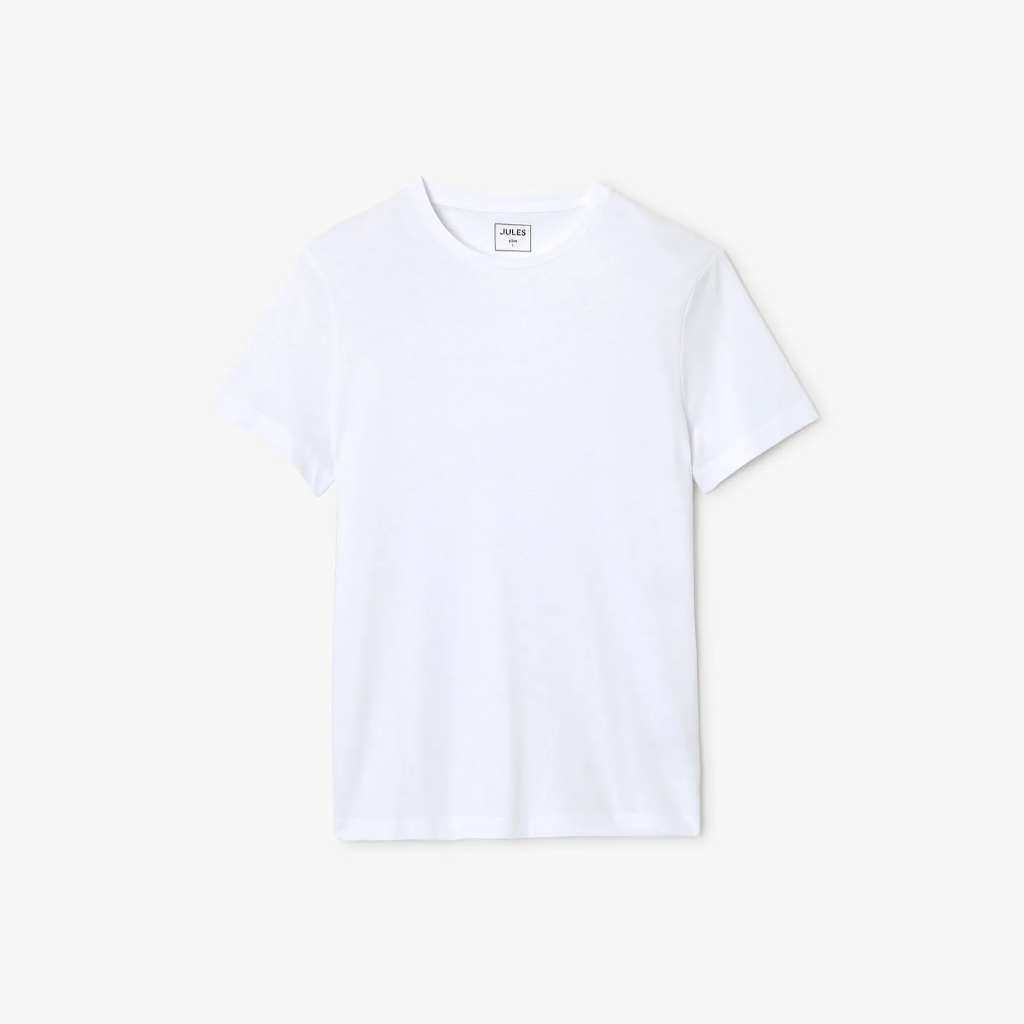 Basic T-shirt met ronde hals