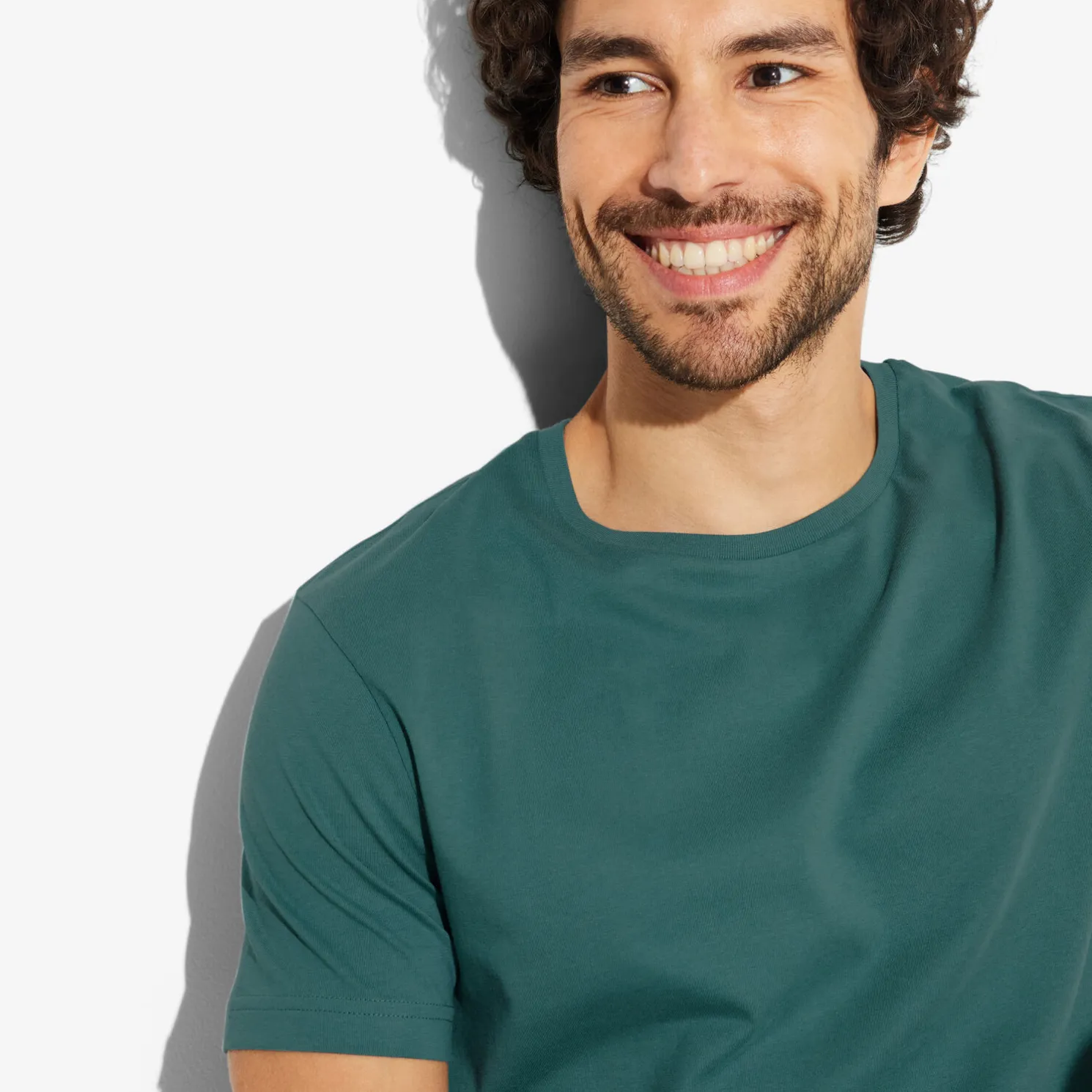 Basic T-shirt met ronde hals