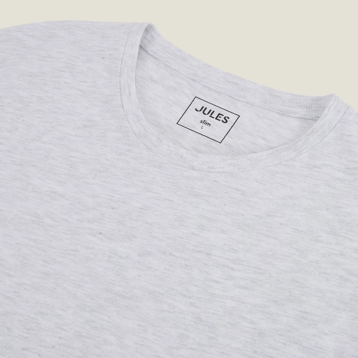 Basic T-shirt met ronde hals