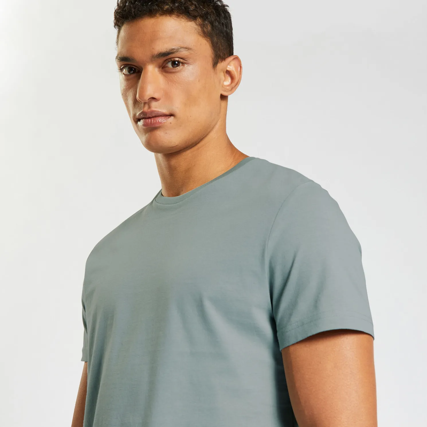 Basic T-shirt met ronde hals