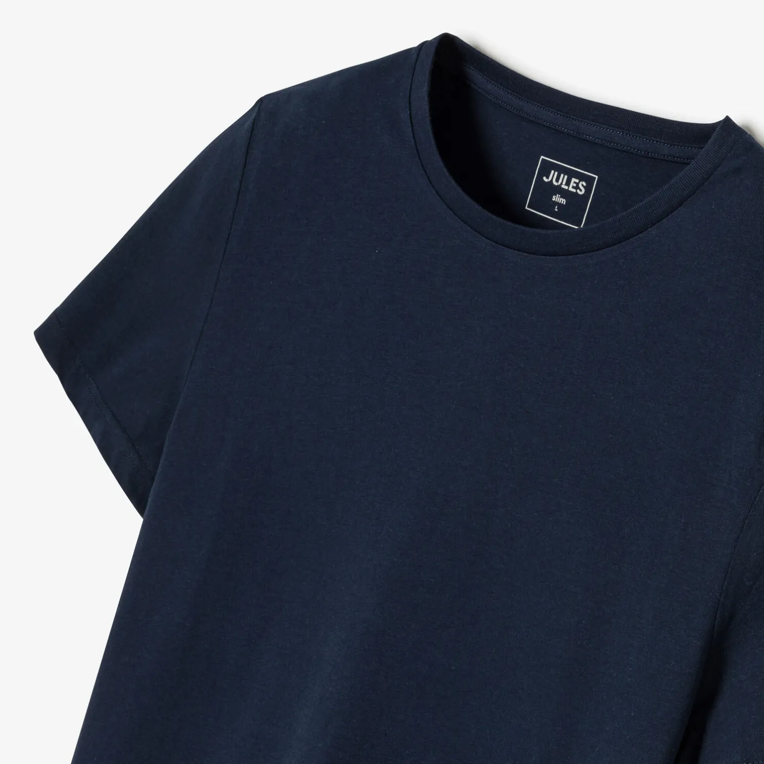 Basic T-shirt met ronde hals