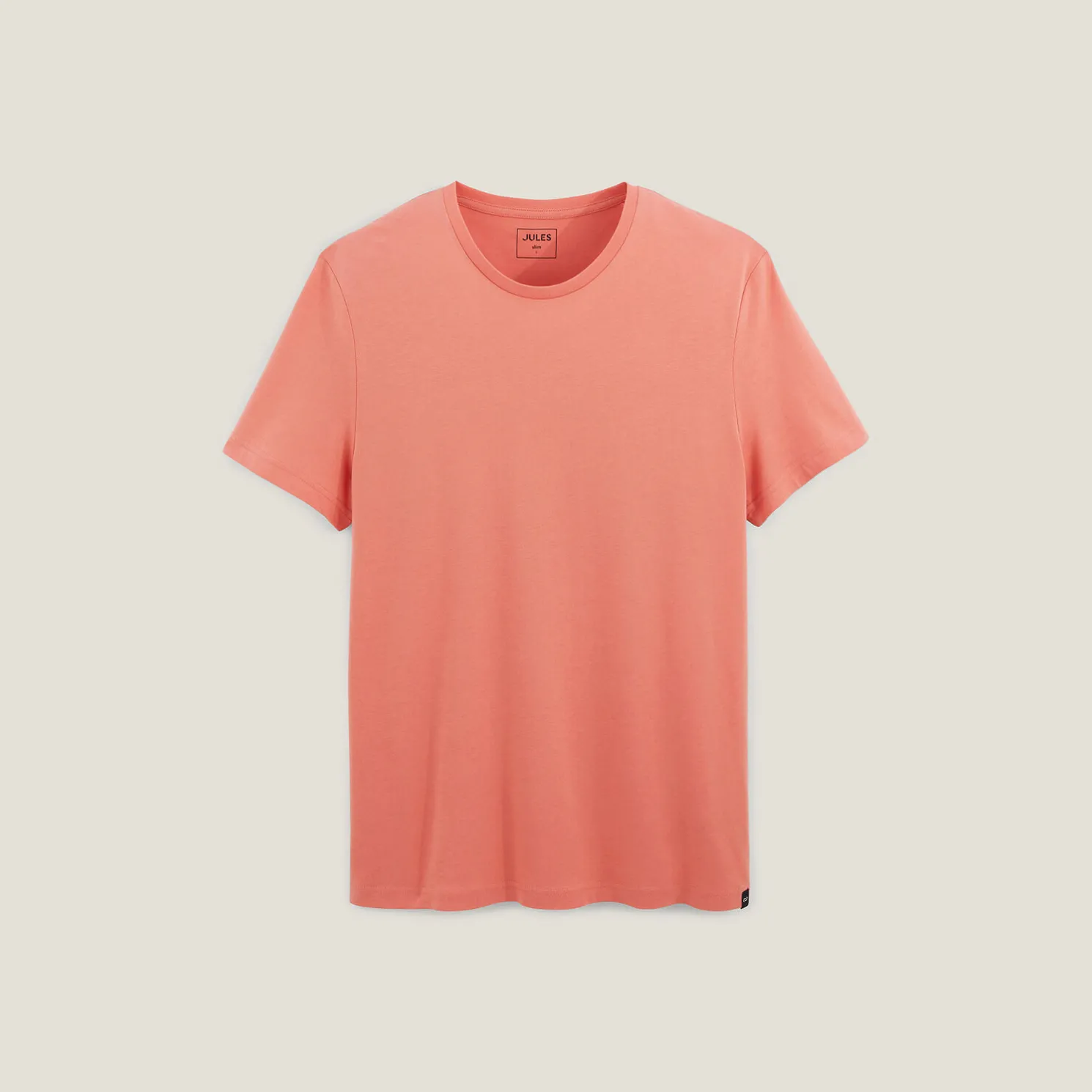Basic T-shirt met ronde hals