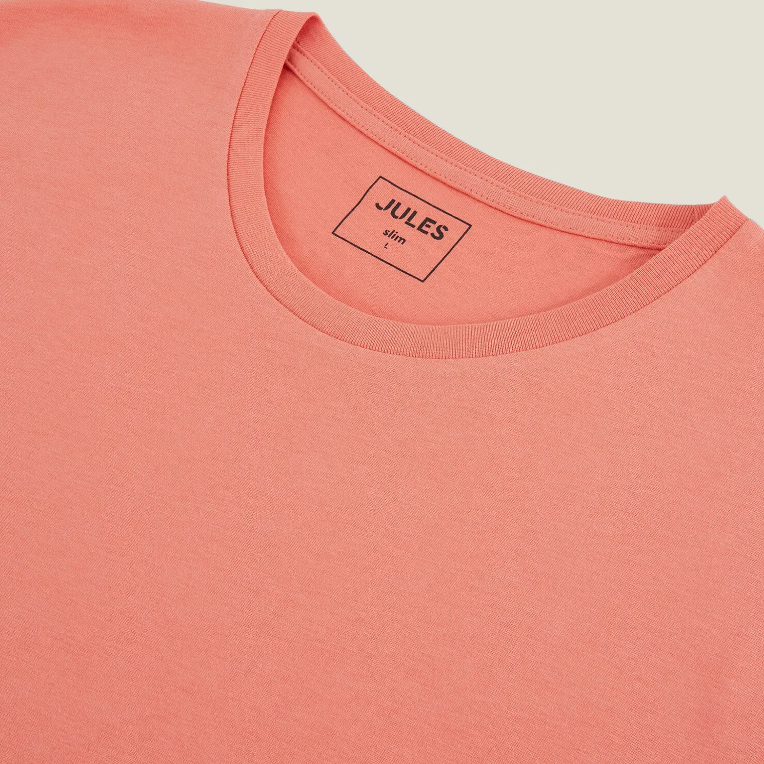 Basic T-shirt met ronde hals