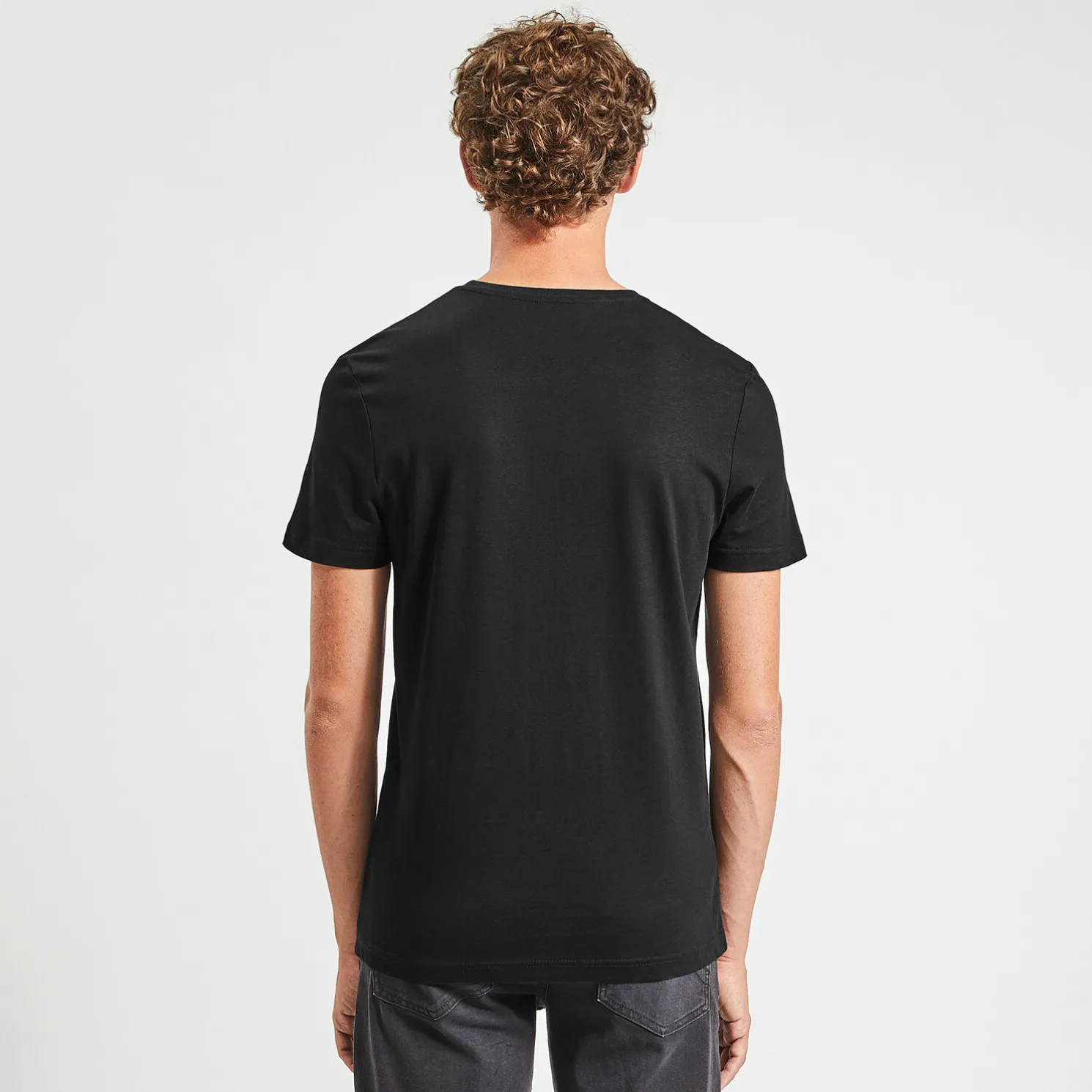 Basic T-shirt met ronde hals