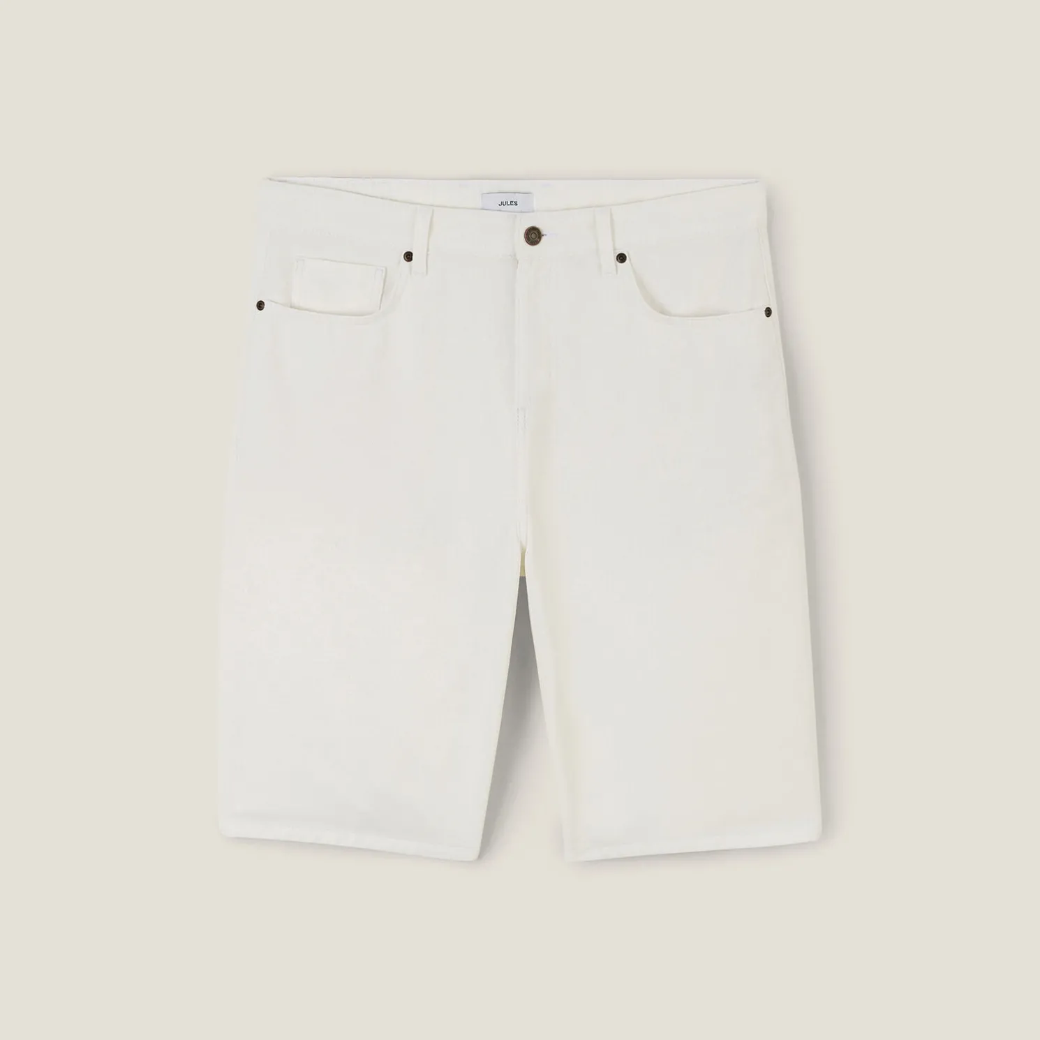 Bermuda in denim met loose snit