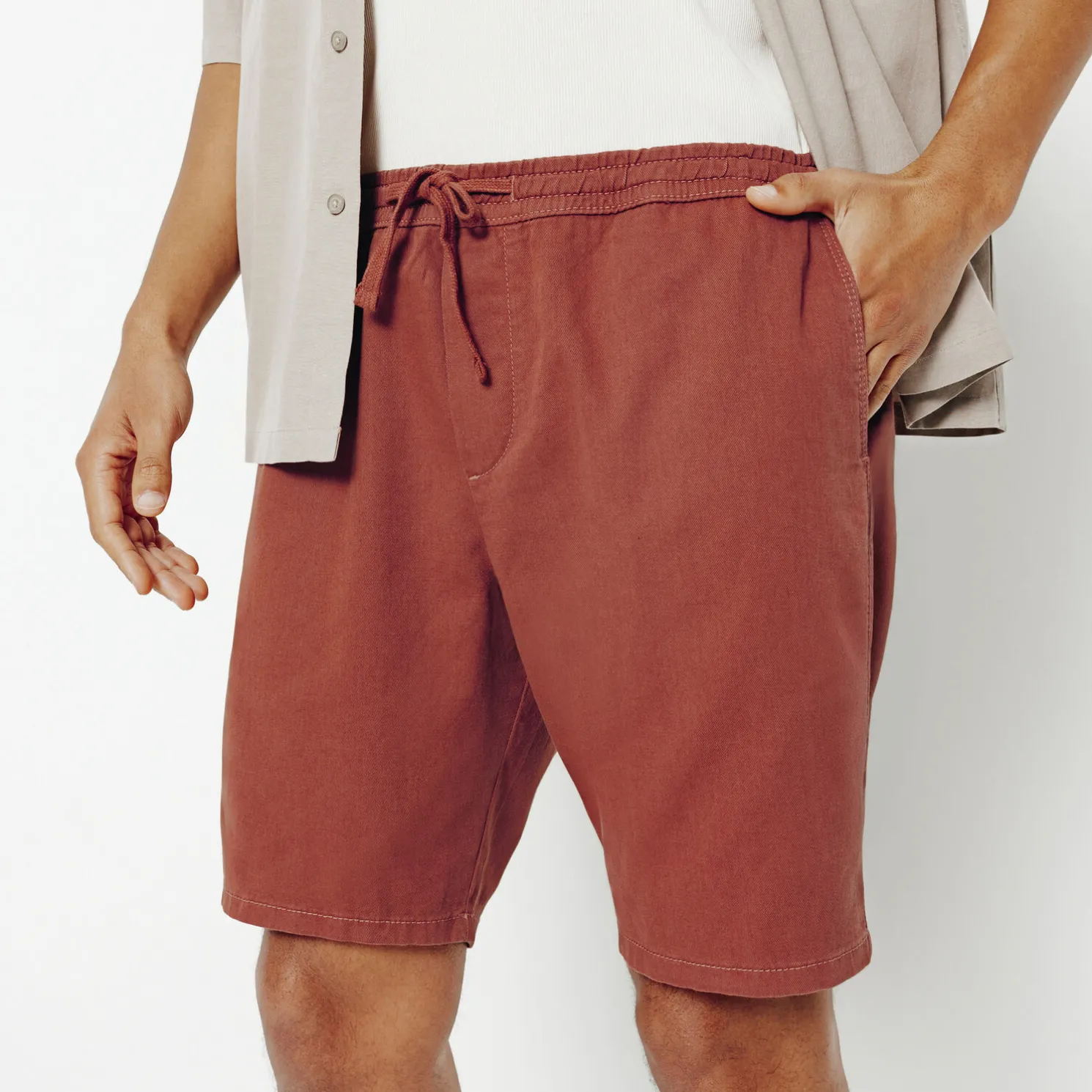 Bermuda met elastische taille