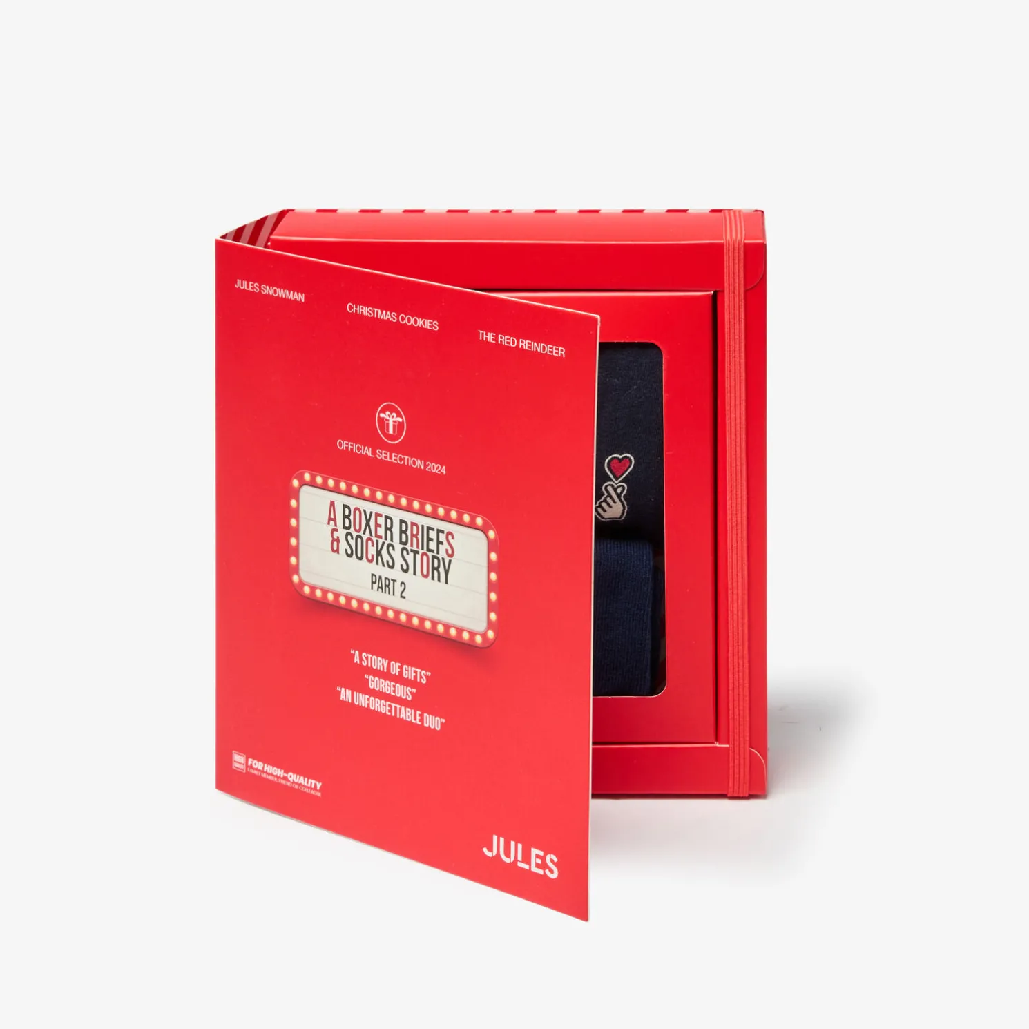 Box engelse versie met boxer en fantasiesokken