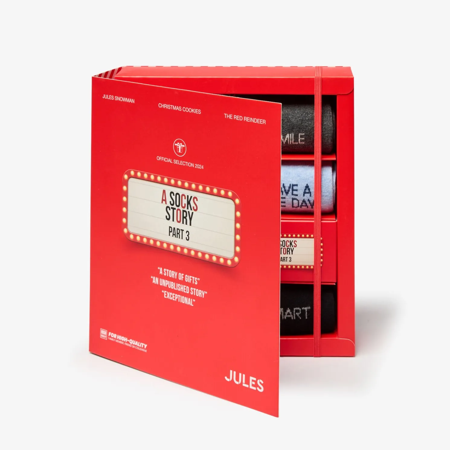 Box engelse versie van 7 paar fantasiesokken