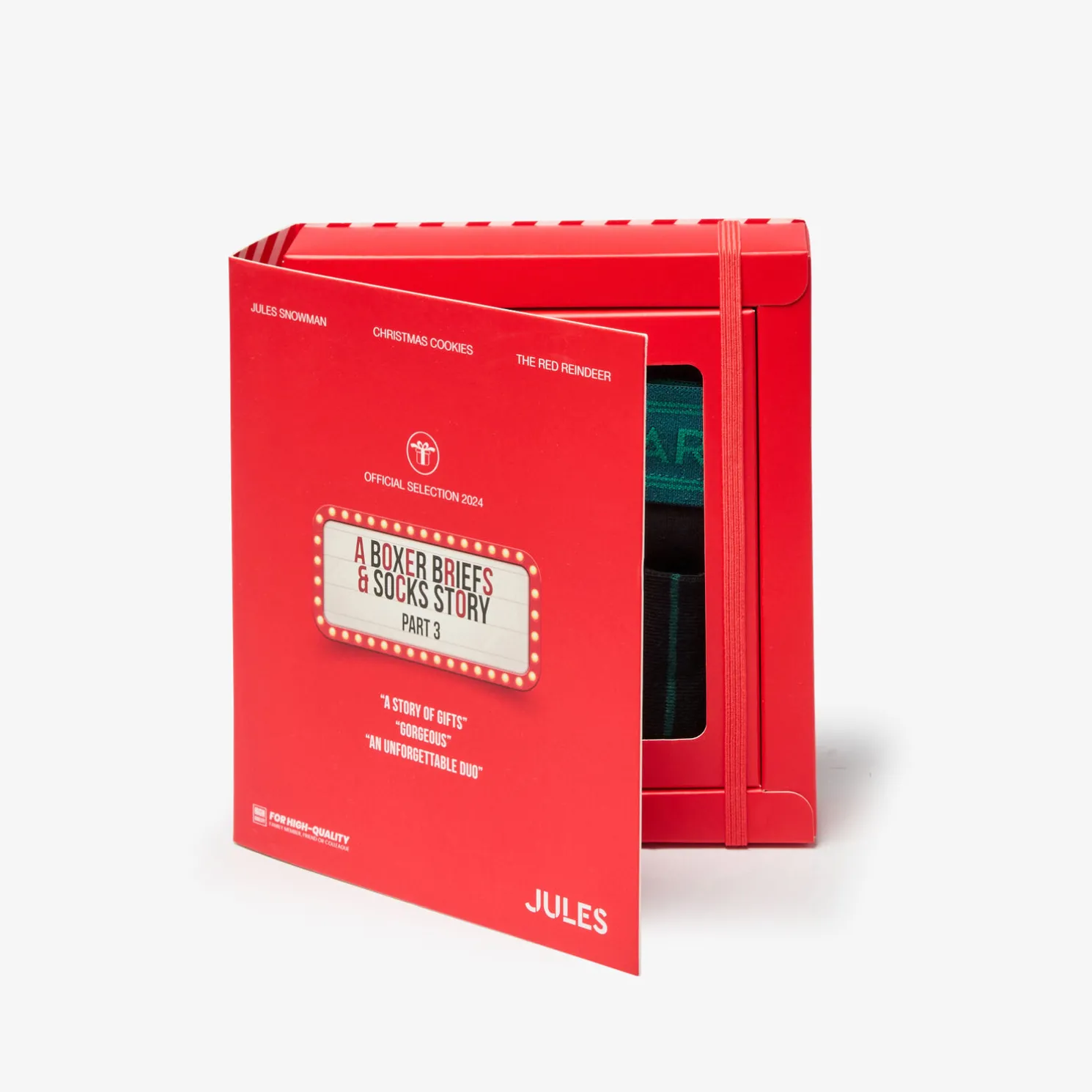 Box engelse versie met boxer en fantasiesokken