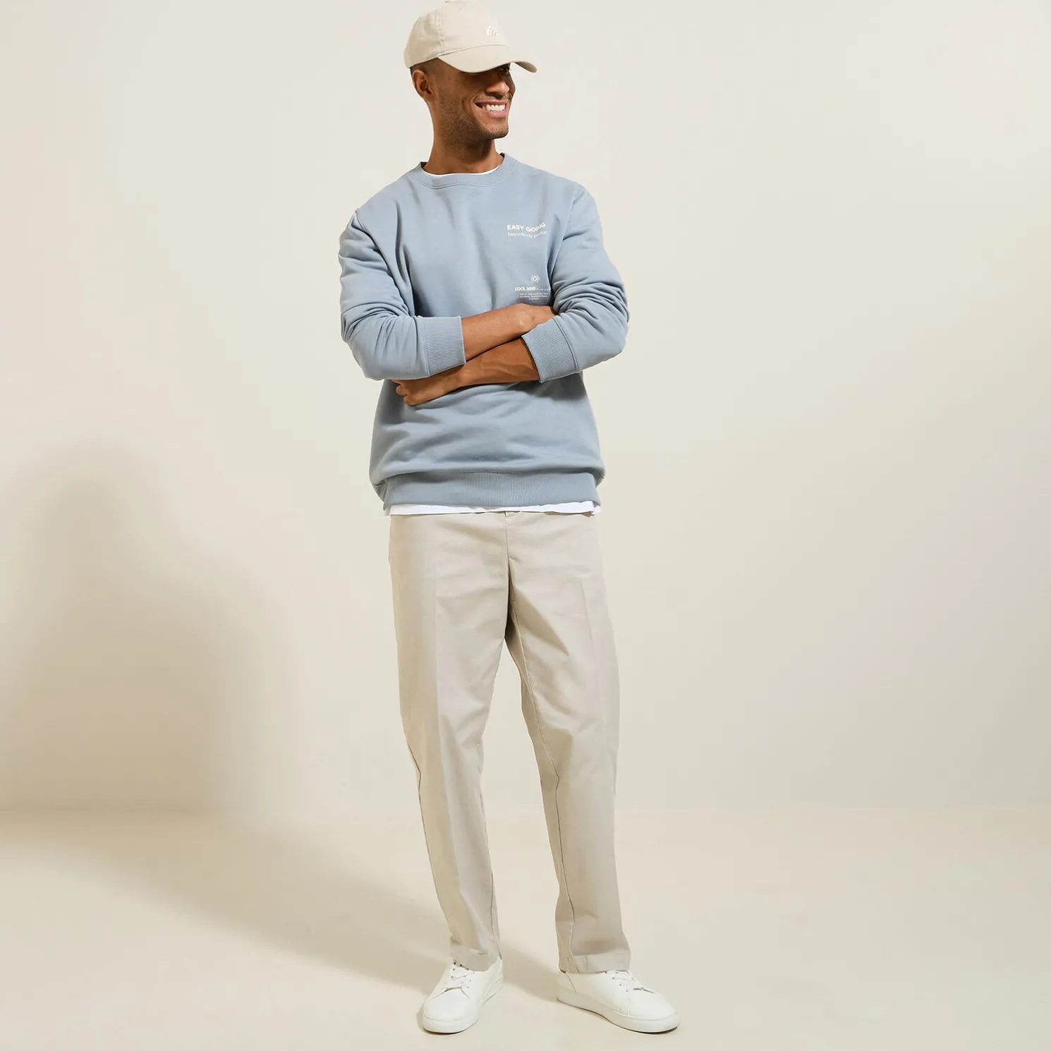 Brede broek in cargostijl