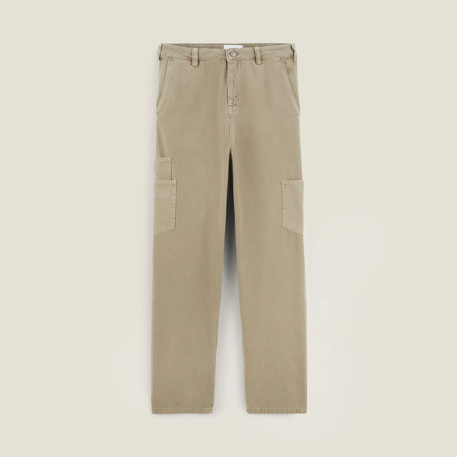 Brede broek in katoen