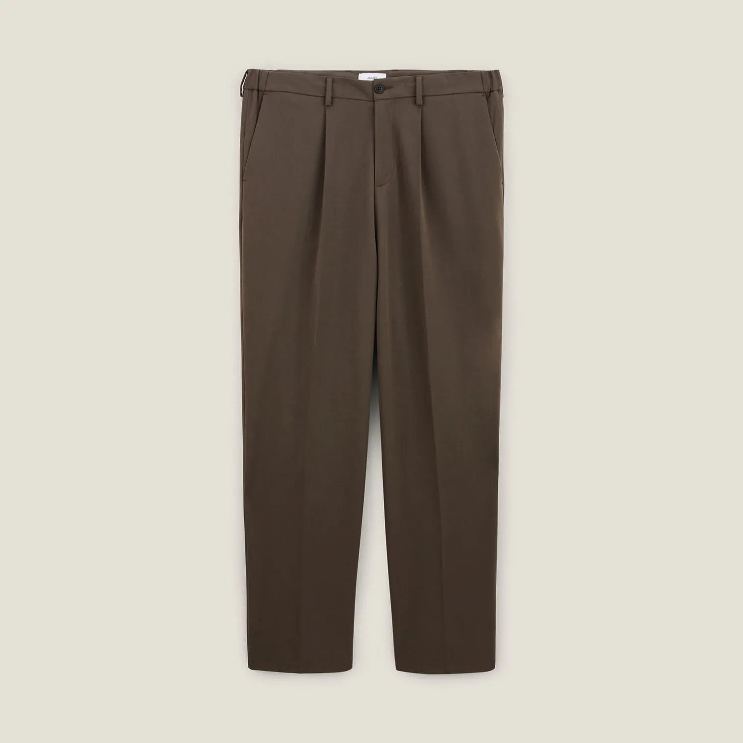 Brede broek met plooien