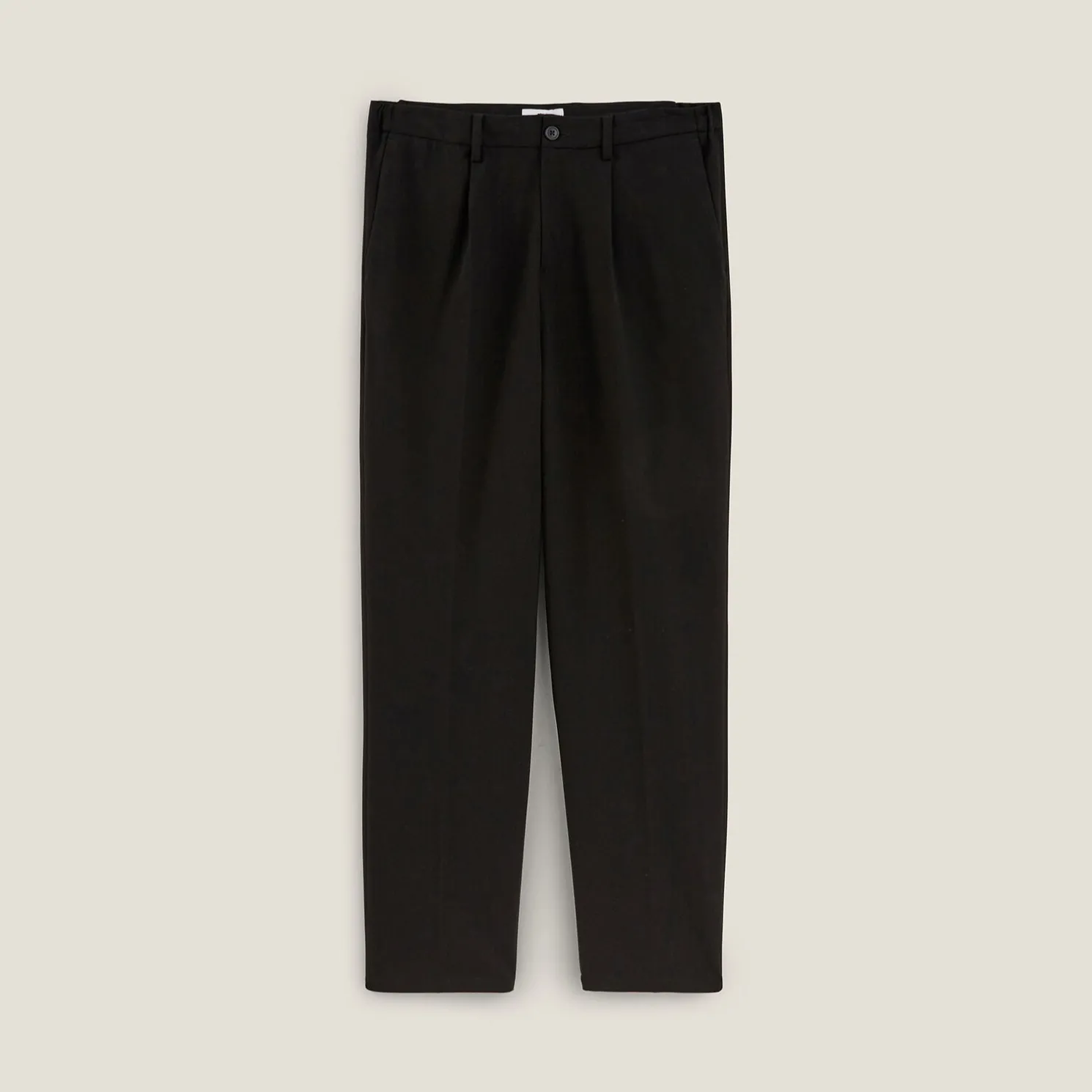 Brede broek met plooien