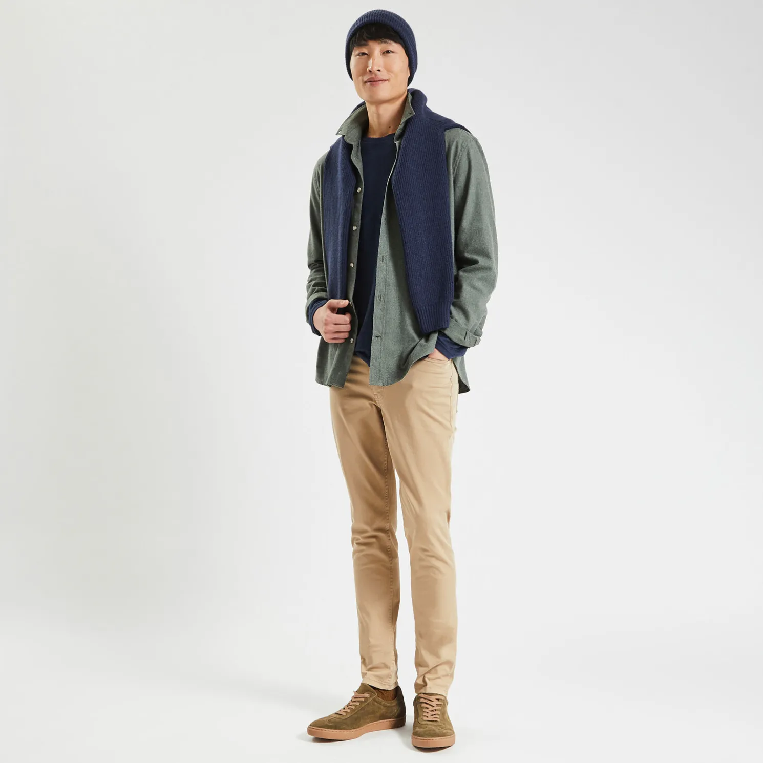 Broek met 5 zakken, Made in Francen