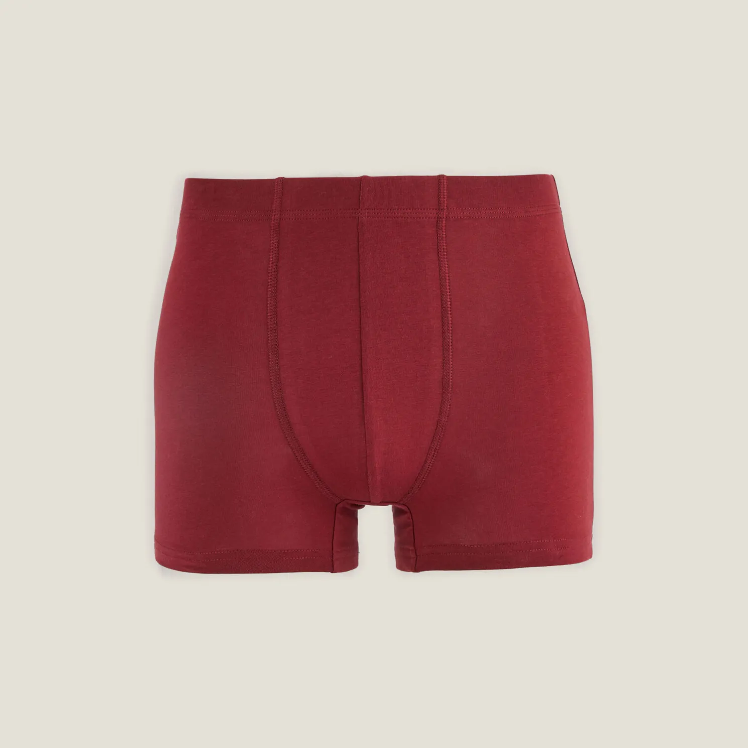 Effen boxer in katoen