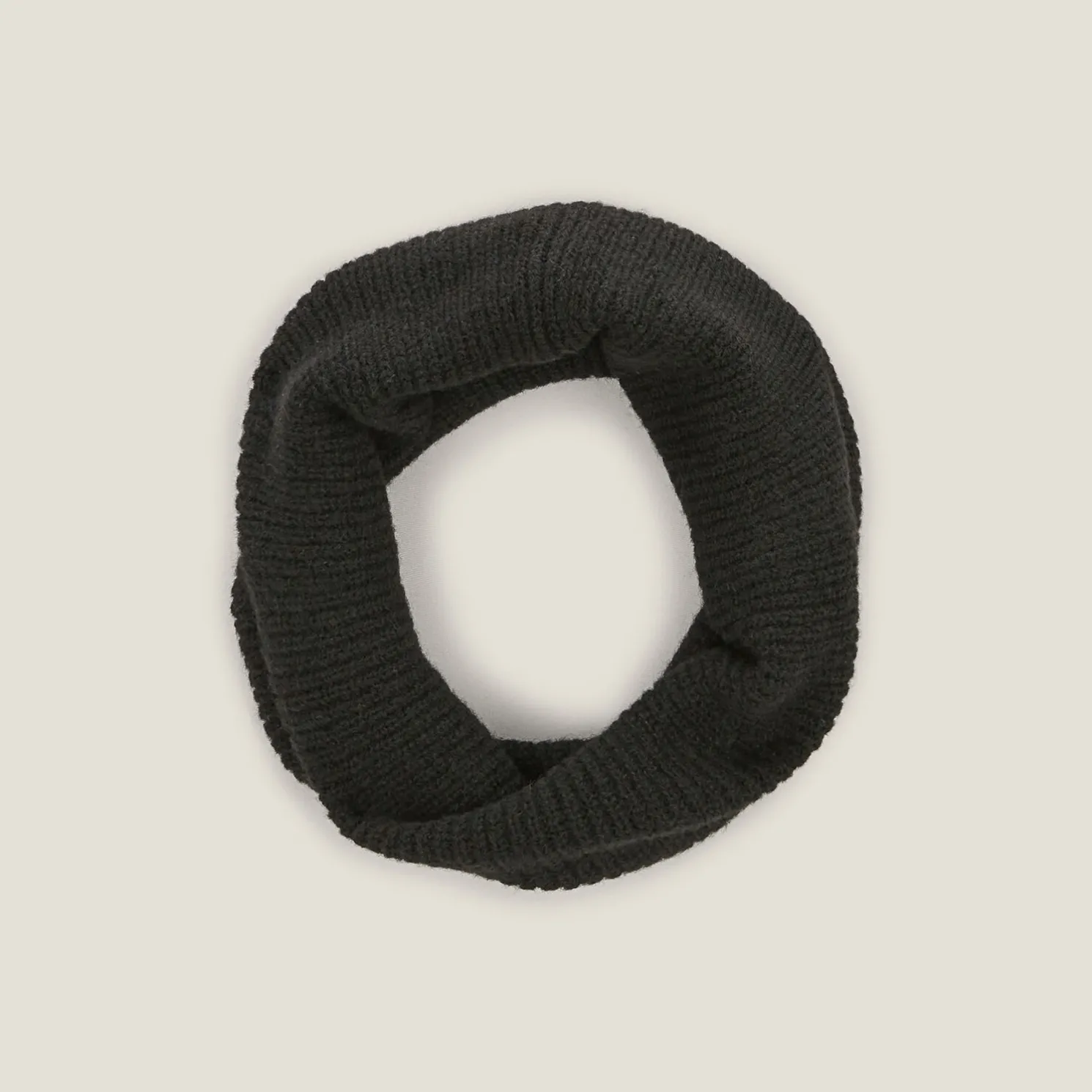 Effen snood in tricot