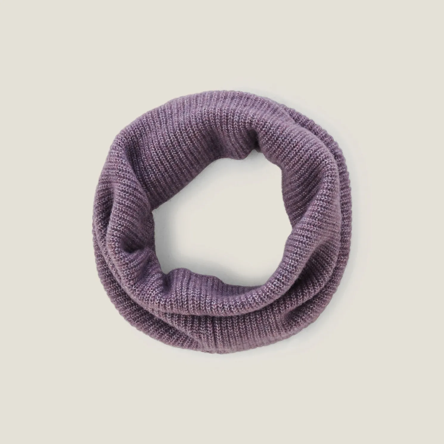 Effen snood in tricot
