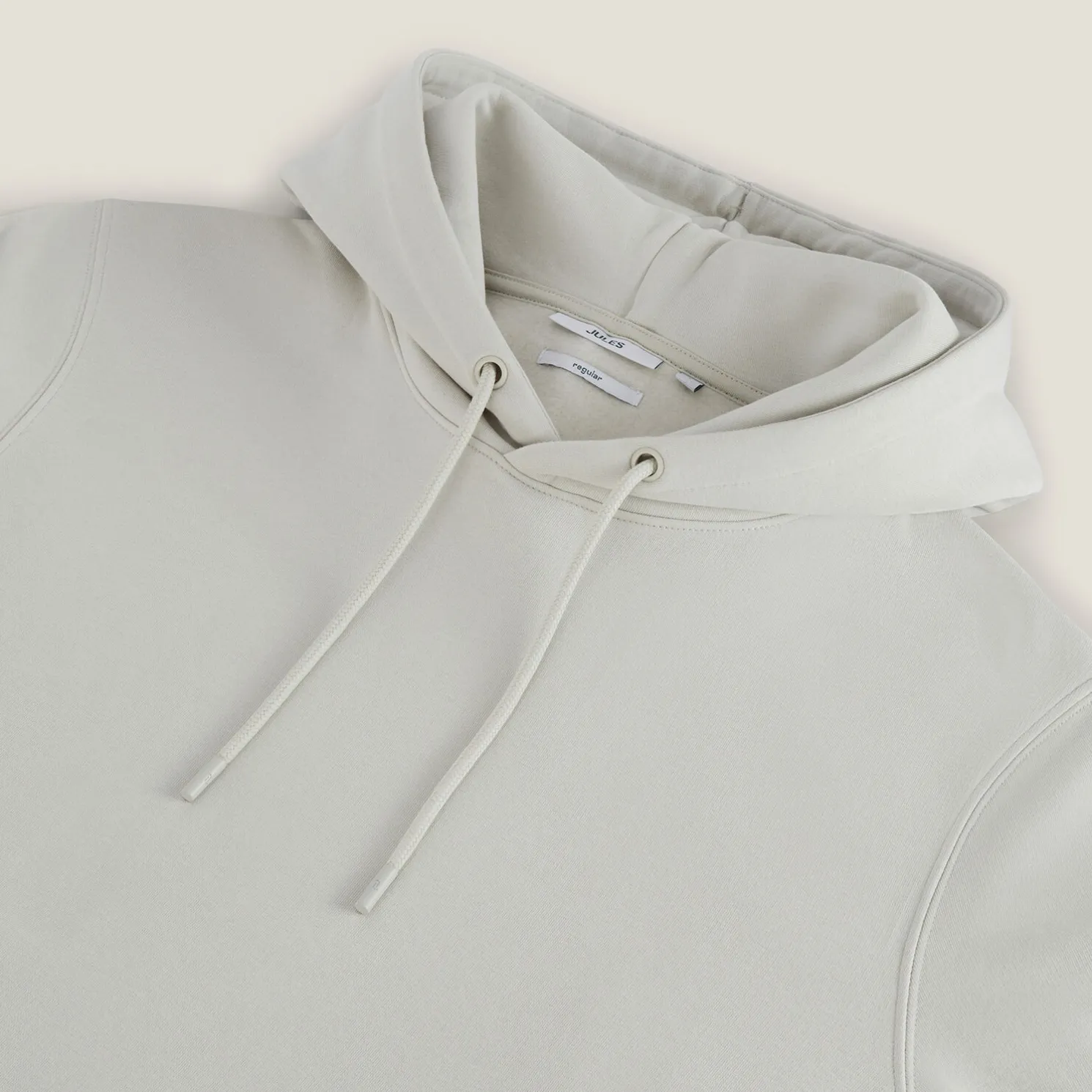 Effen sweater met kap