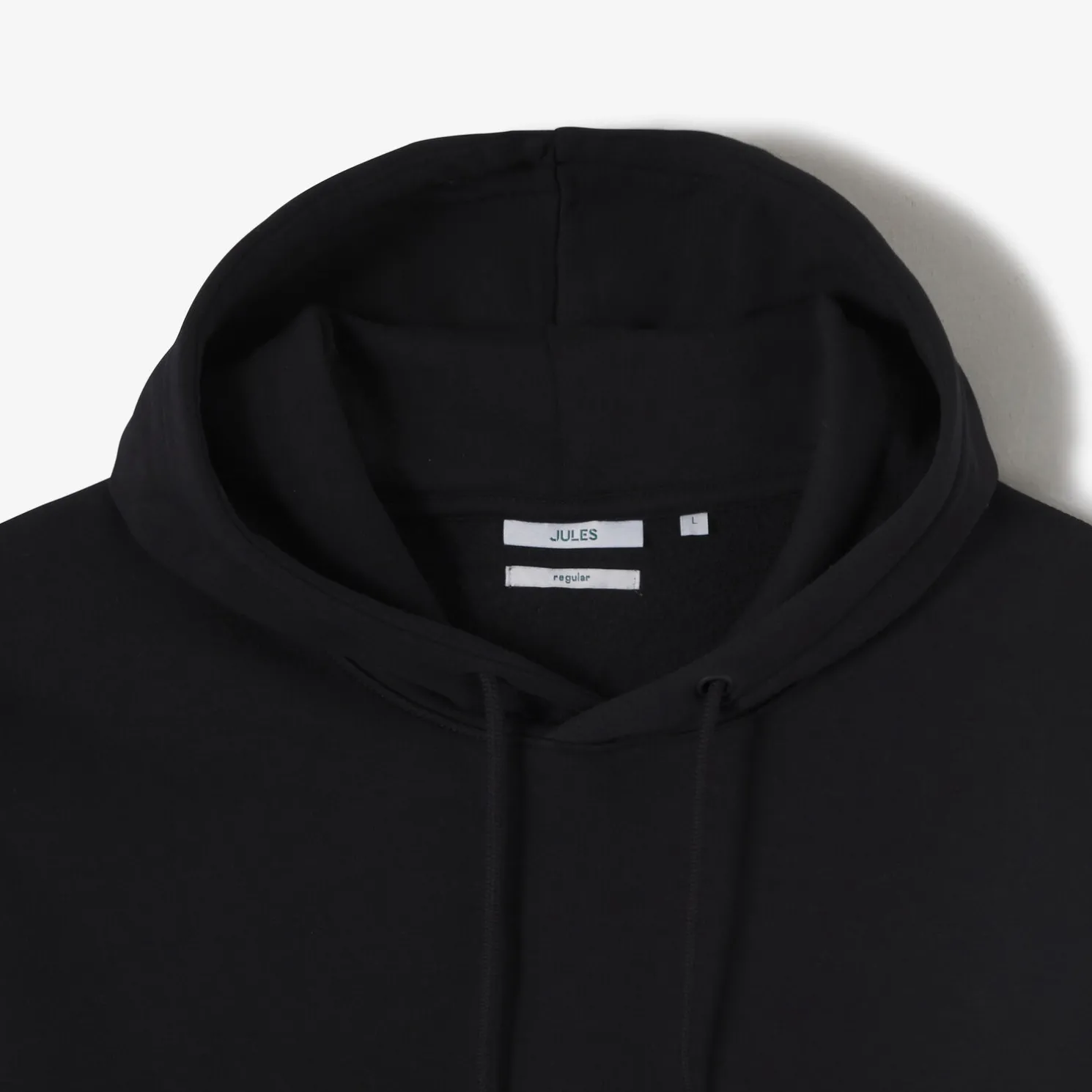 Effen sweater met kap