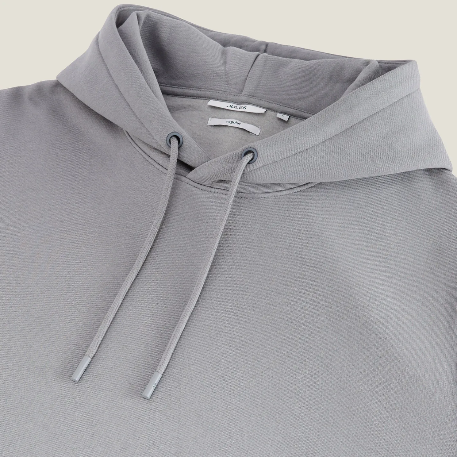 Effen sweater met kap