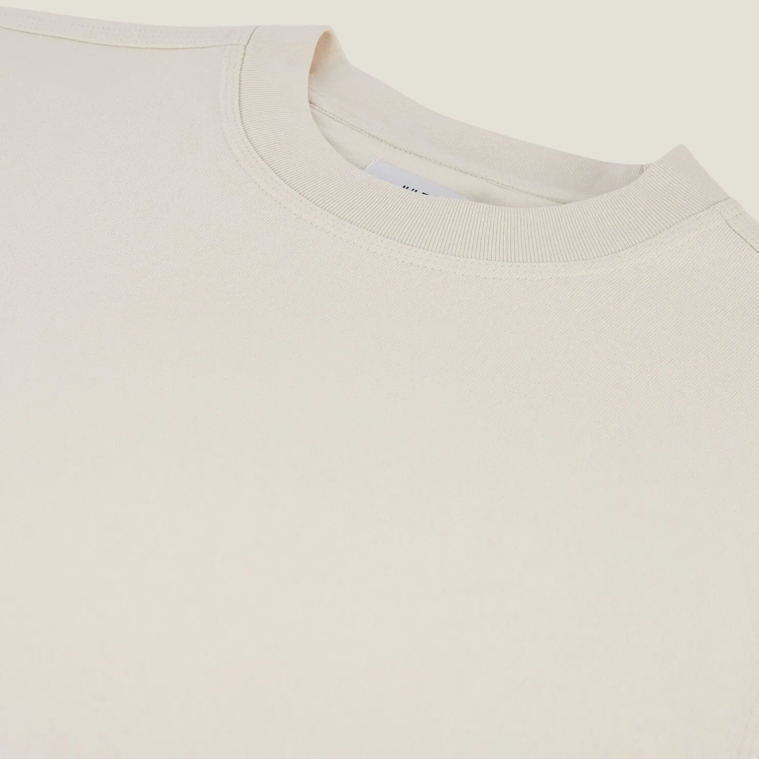 Effen sweater met ronde hals