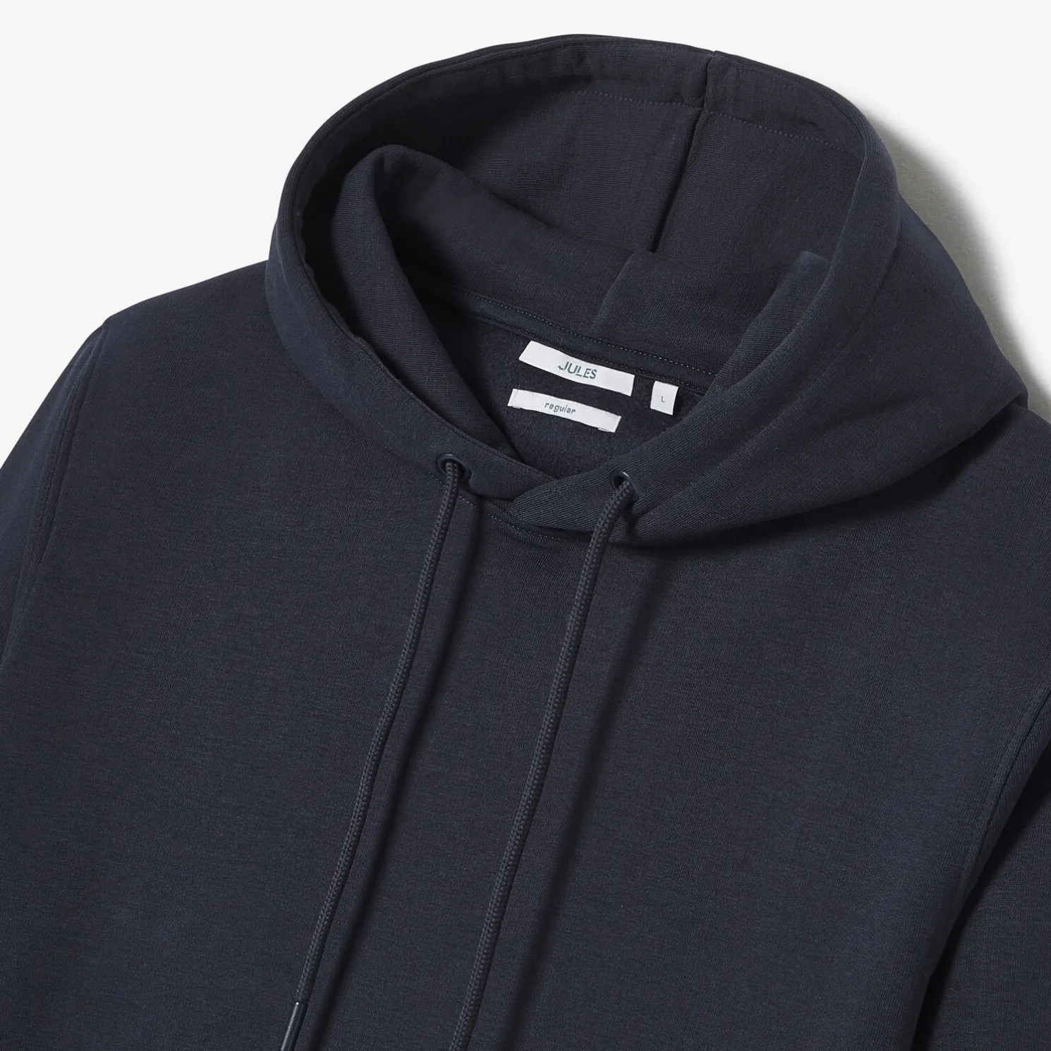 Effen sweater met kap