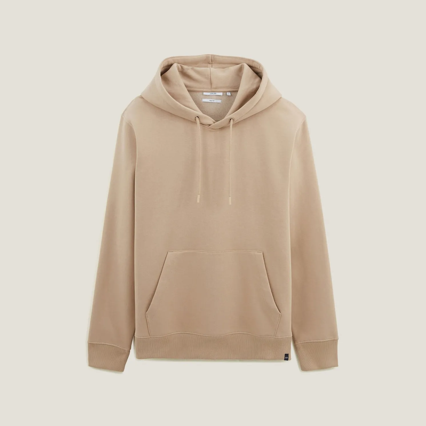 Effen sweater met kap