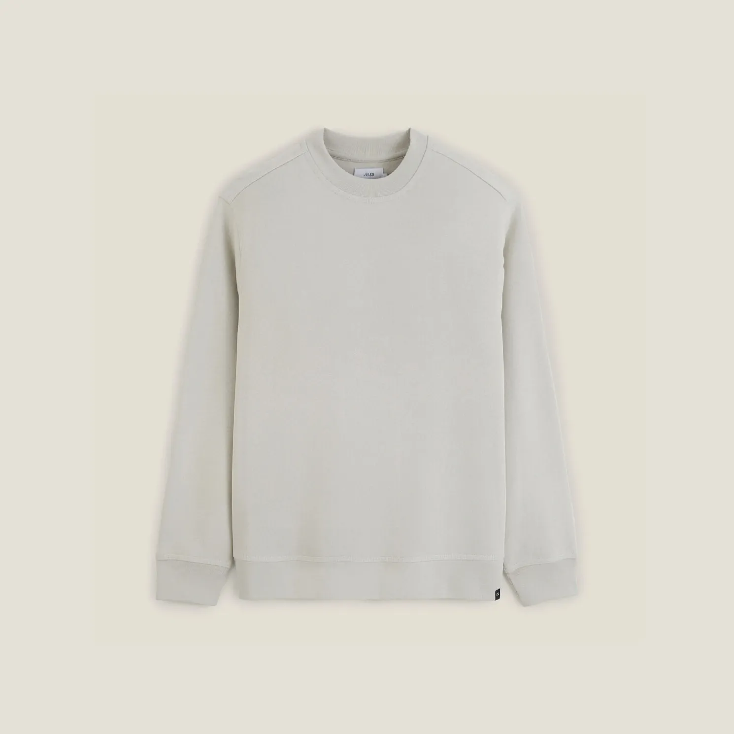 Effen sweater met ronde hals