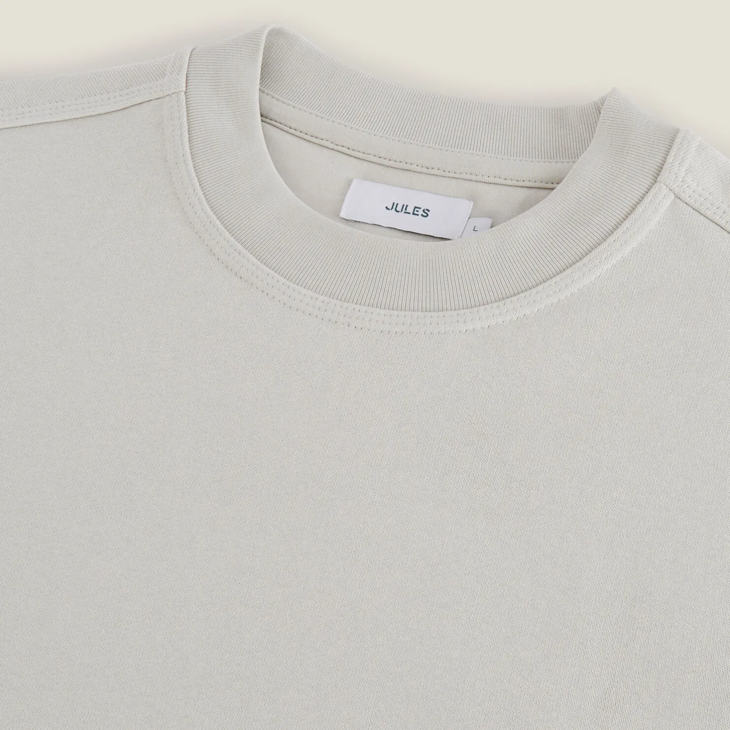 Effen sweater met ronde hals