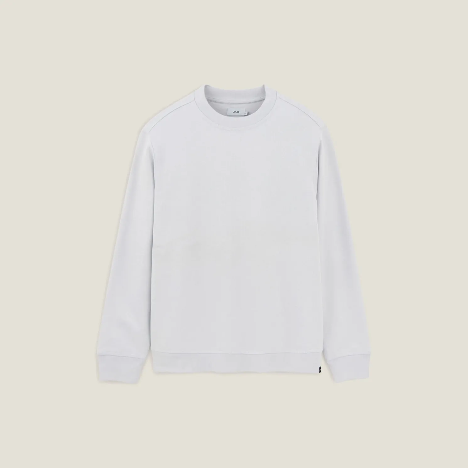 Effen sweater met ronde hals