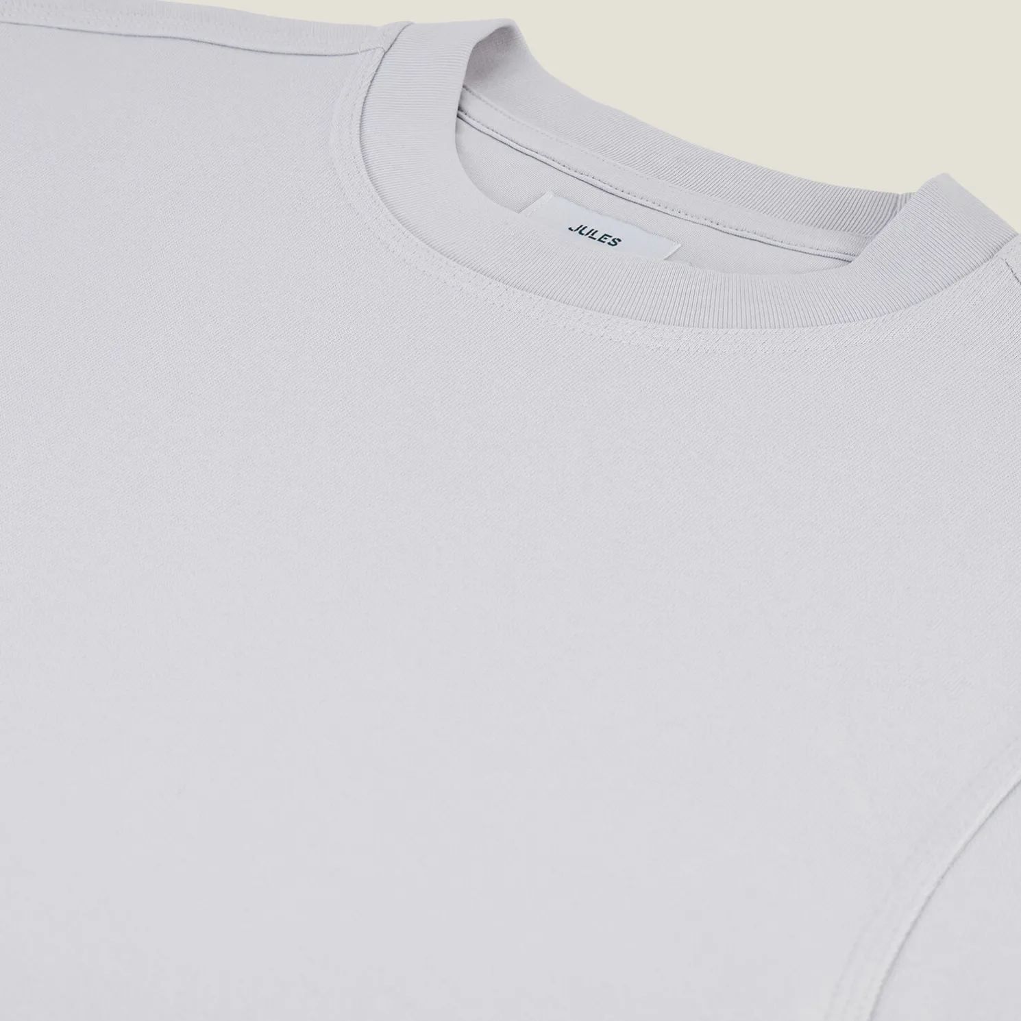 Effen sweater met ronde hals