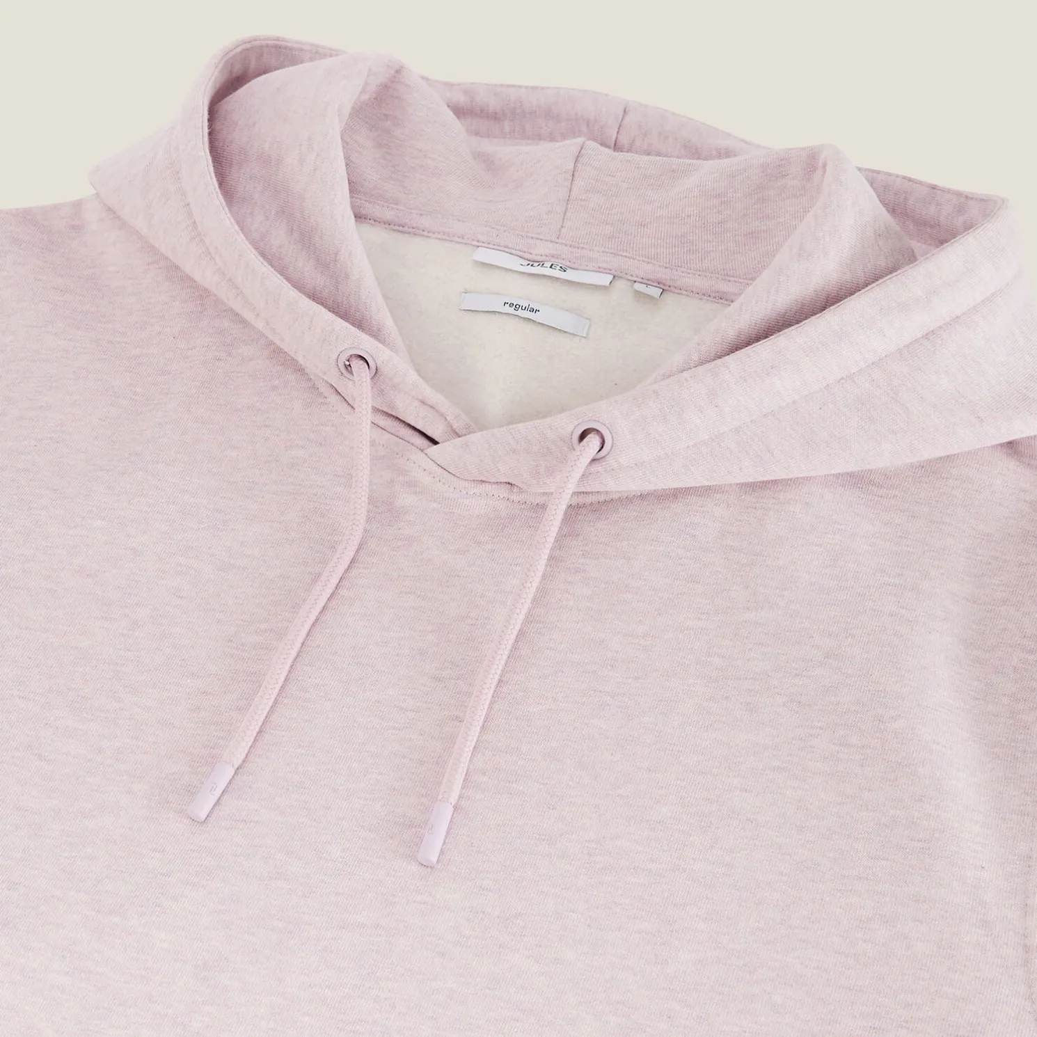 Effen sweater met kap