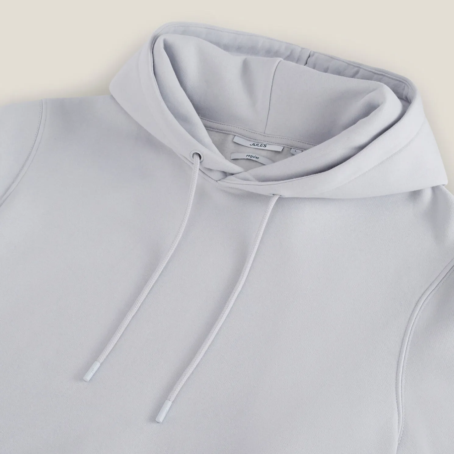 Effen sweater met kap