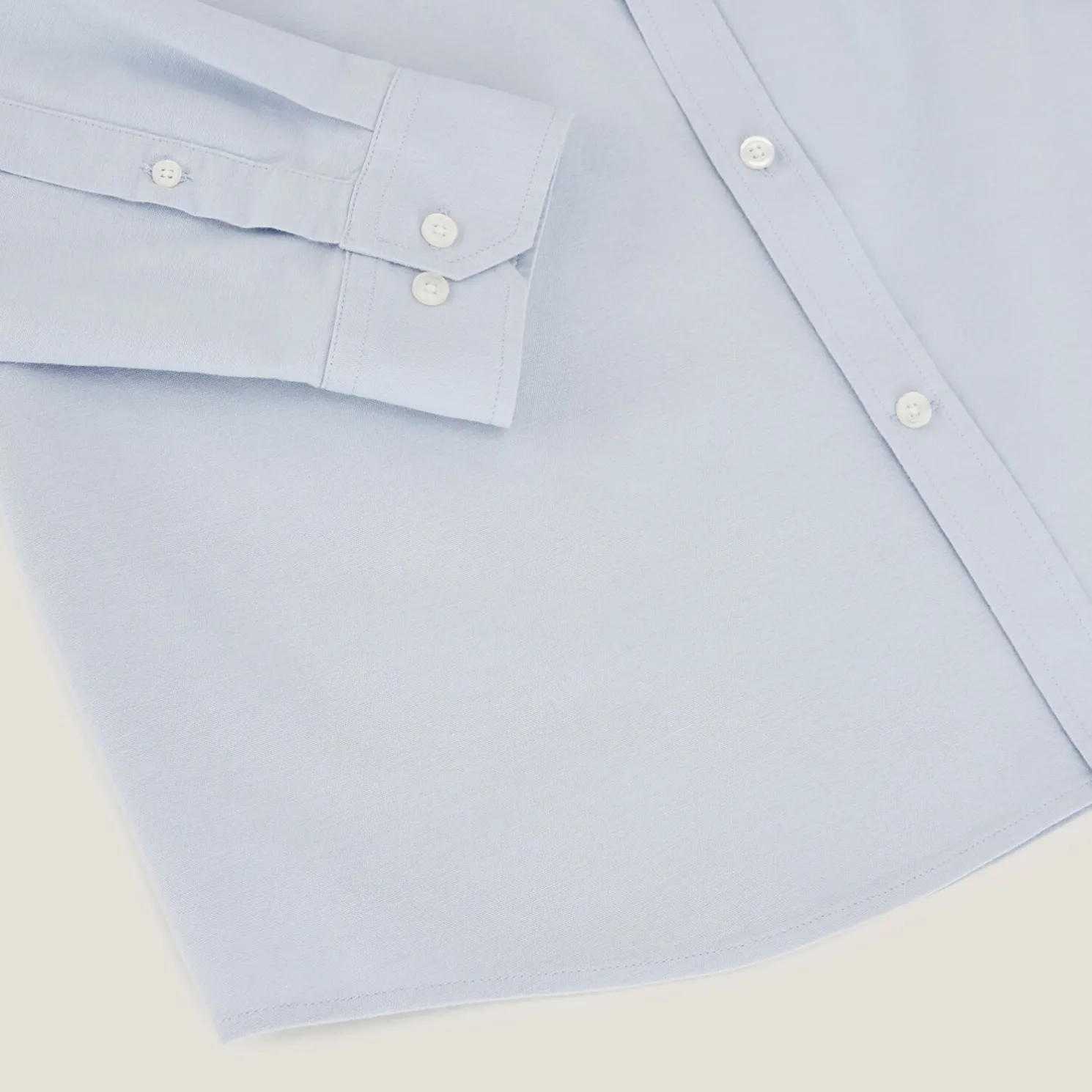 Elastaan overhemd in Oxford katoen