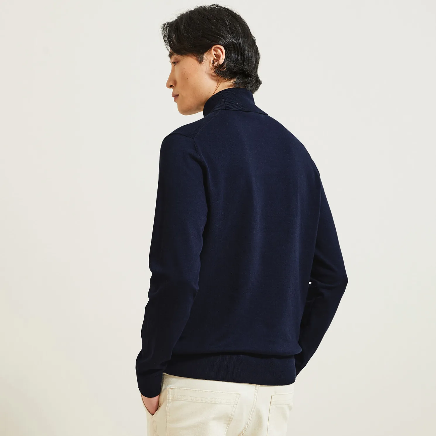 Essentiële trui met rolkraag