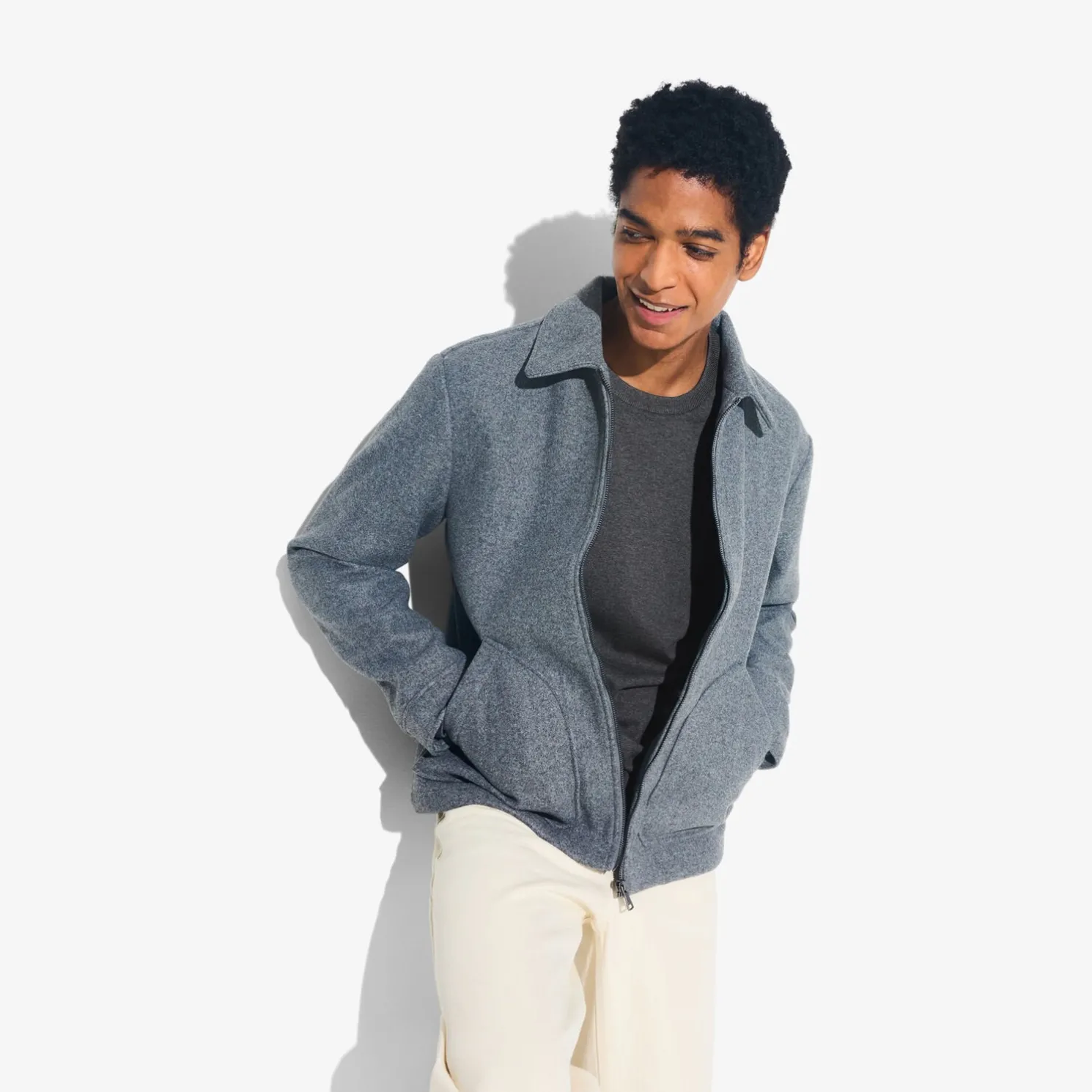 Essentiële trui met ronde hals