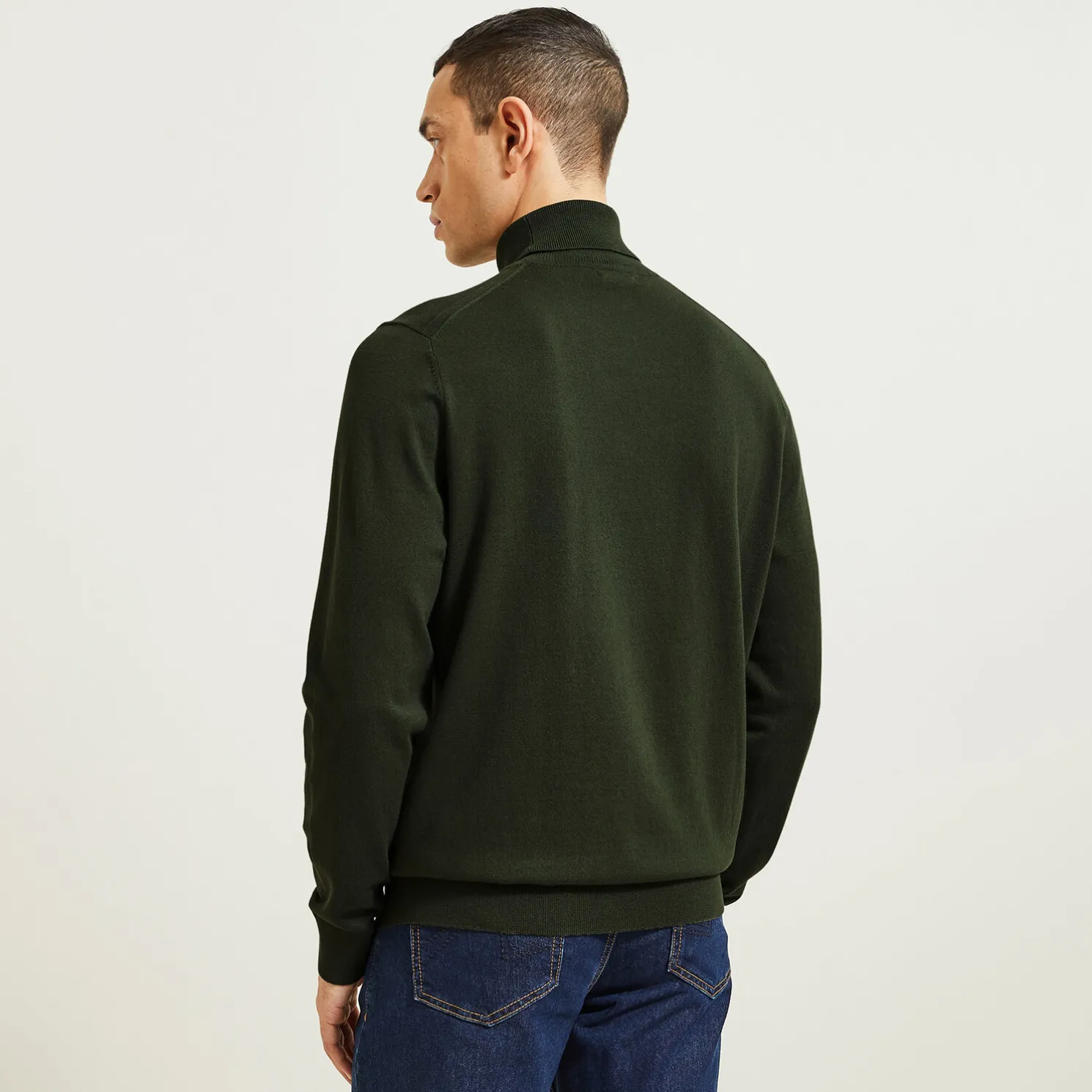 Essentiële trui met rolkraag