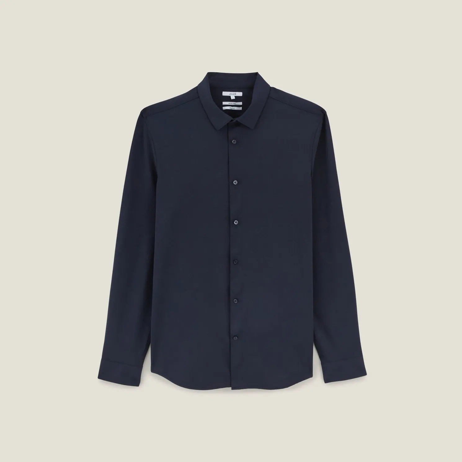 Extra slim fit polyamide elastaan overhemd