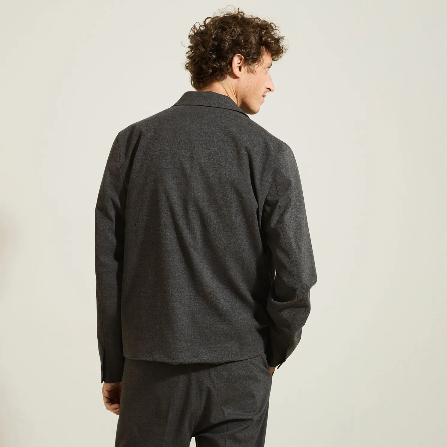 Flanellen vest voor het tussenseizoen