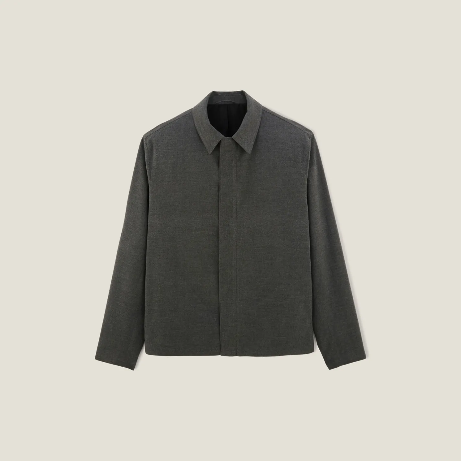 Flanellen vest voor het tussenseizoen