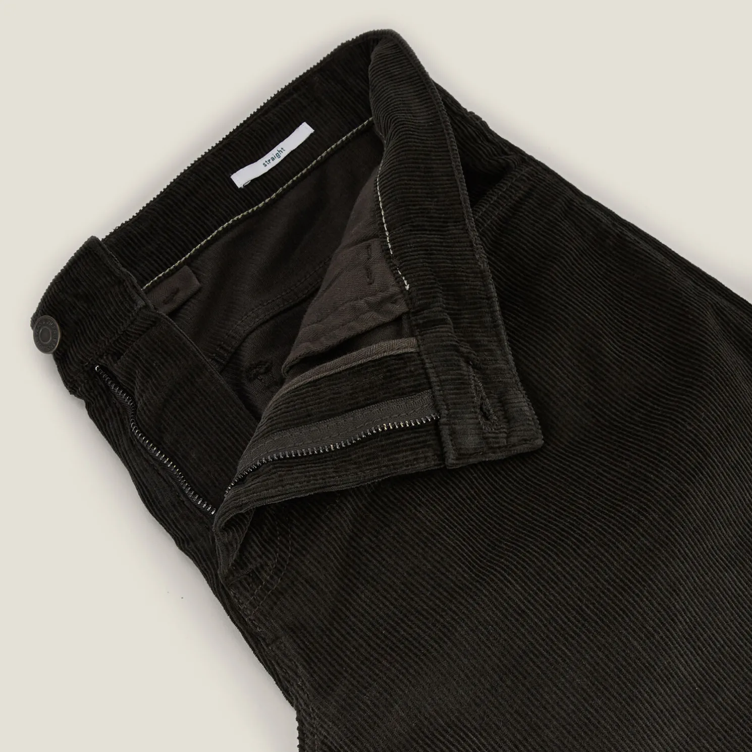 Fluwelen chinobroek met vijf zakken