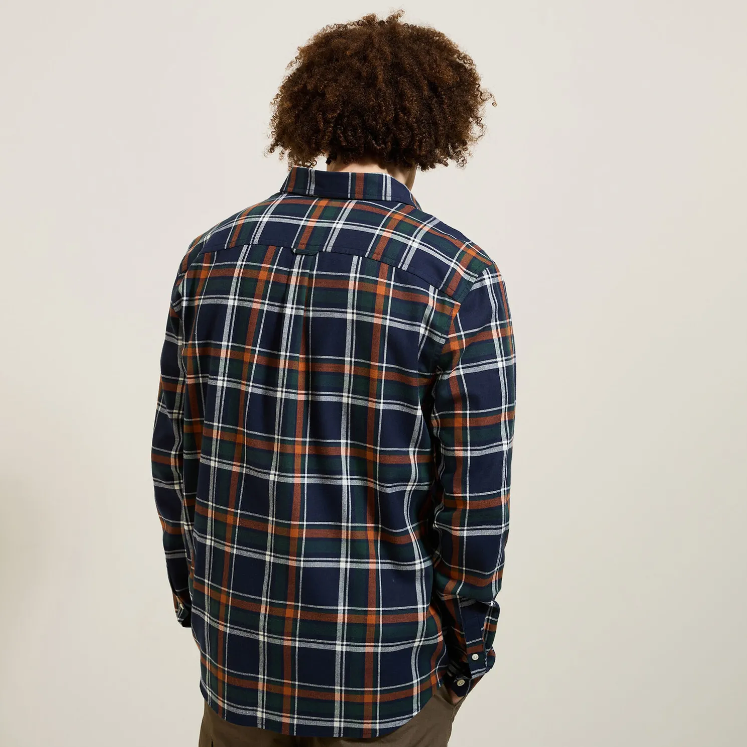 Geruit flanellen overhemd