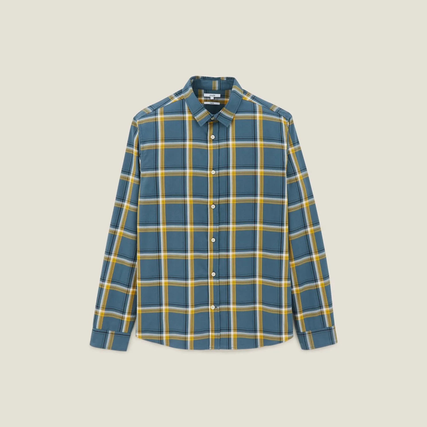 Geruit flanellen overhemd