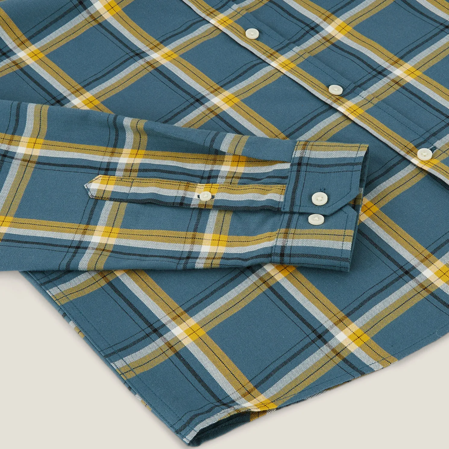 Geruit flanellen overhemd