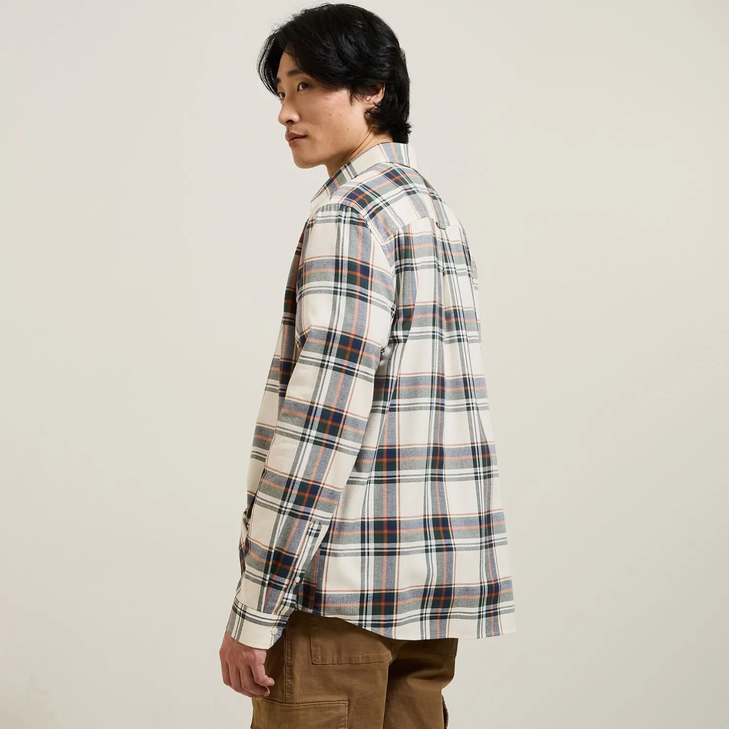 Geruit flanellen overhemd