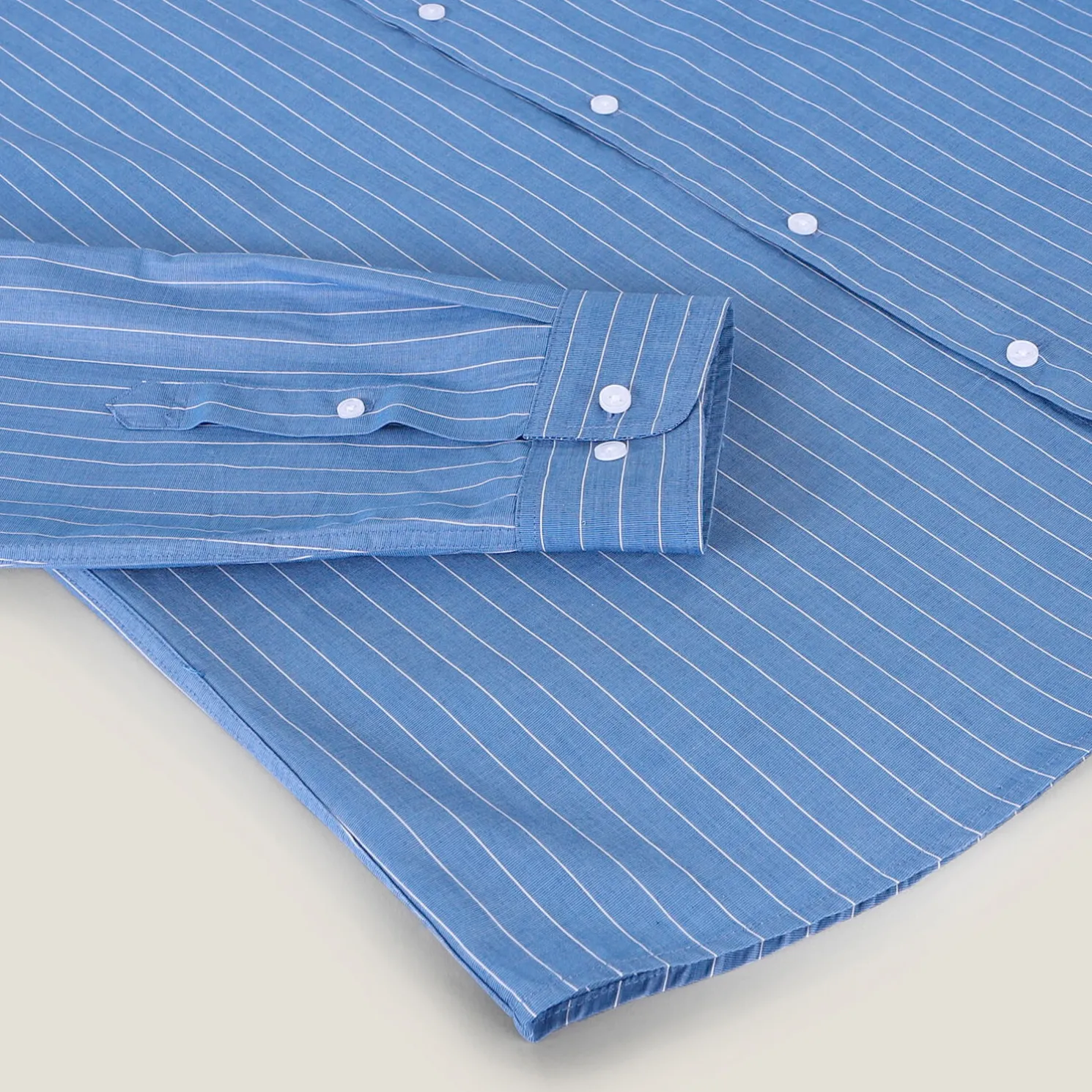 Gestreept katoenen overhemd